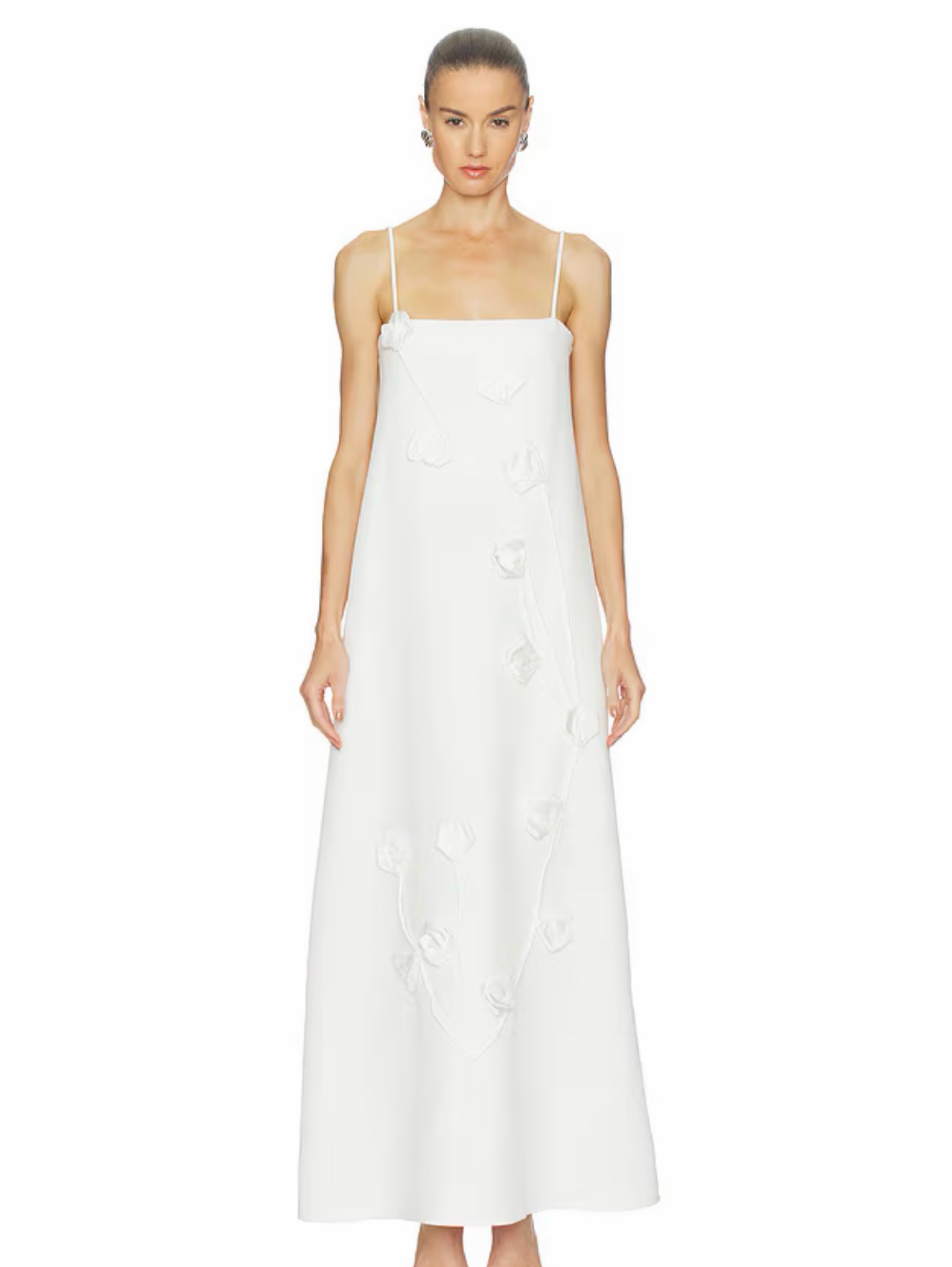 white cotton communion dress Girls First Size:Made To Measurements + 30$ womens-tts open back finished with Faherty Organic Cotton Blend