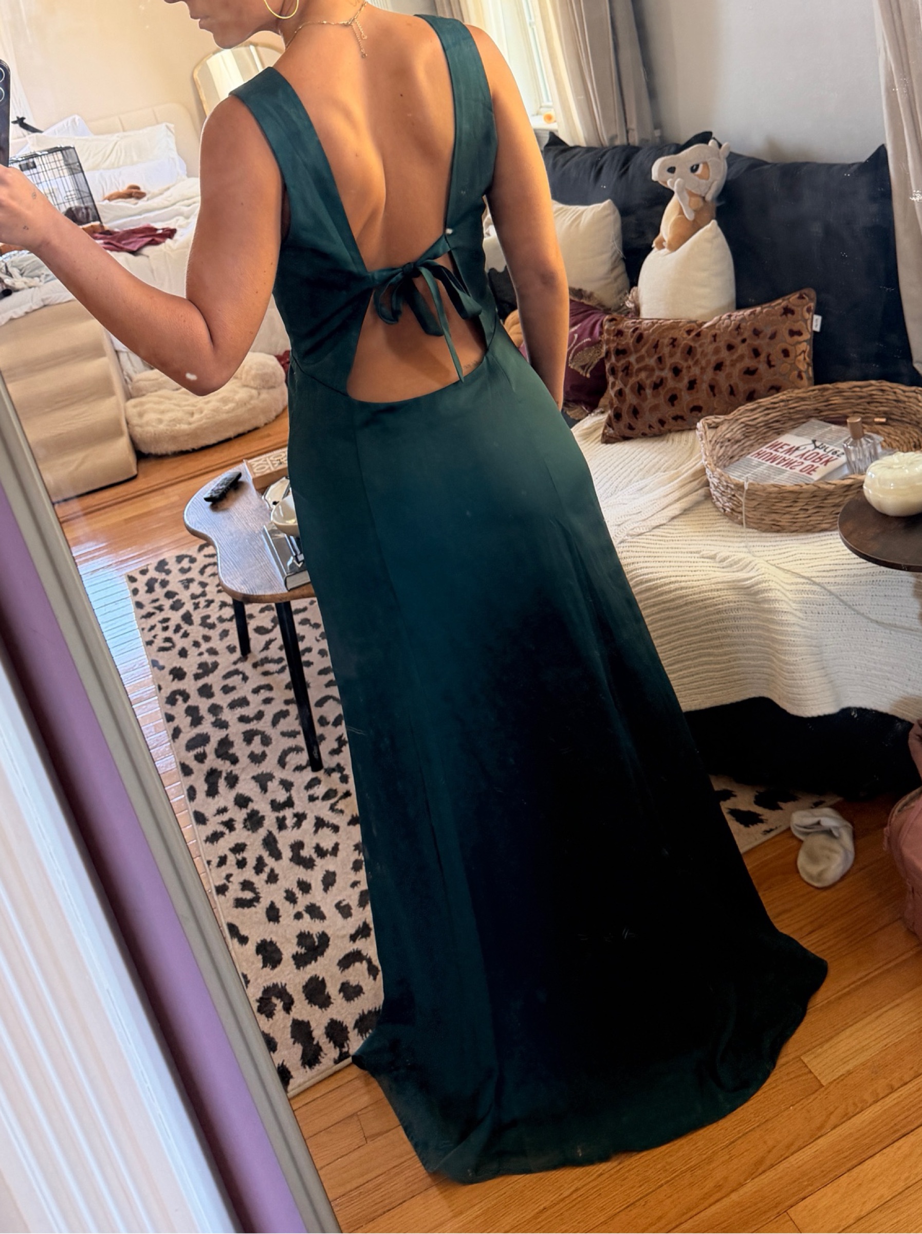 Tobi Dark Green Dress by Tobi