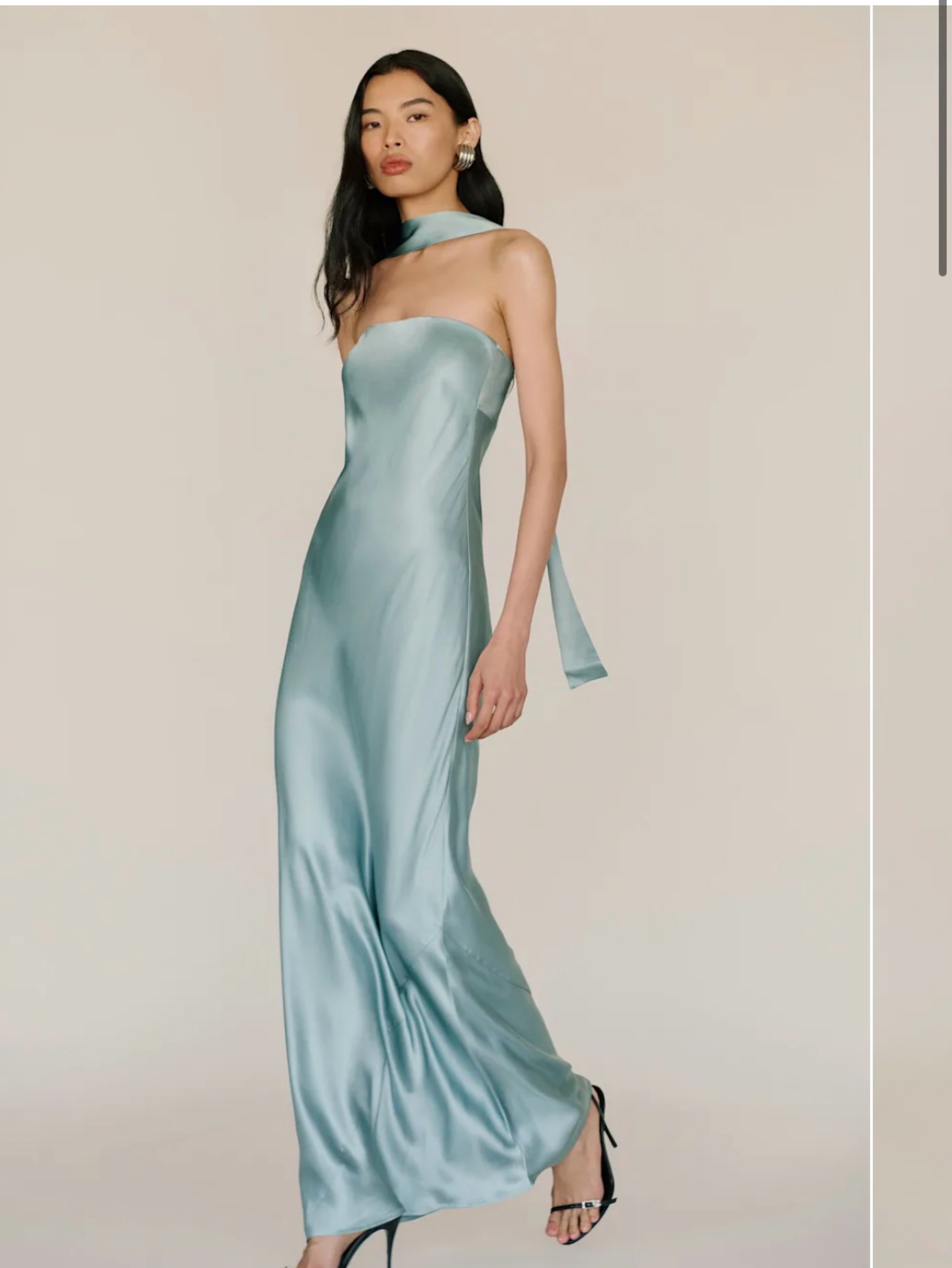 Reformation Oren silk dress