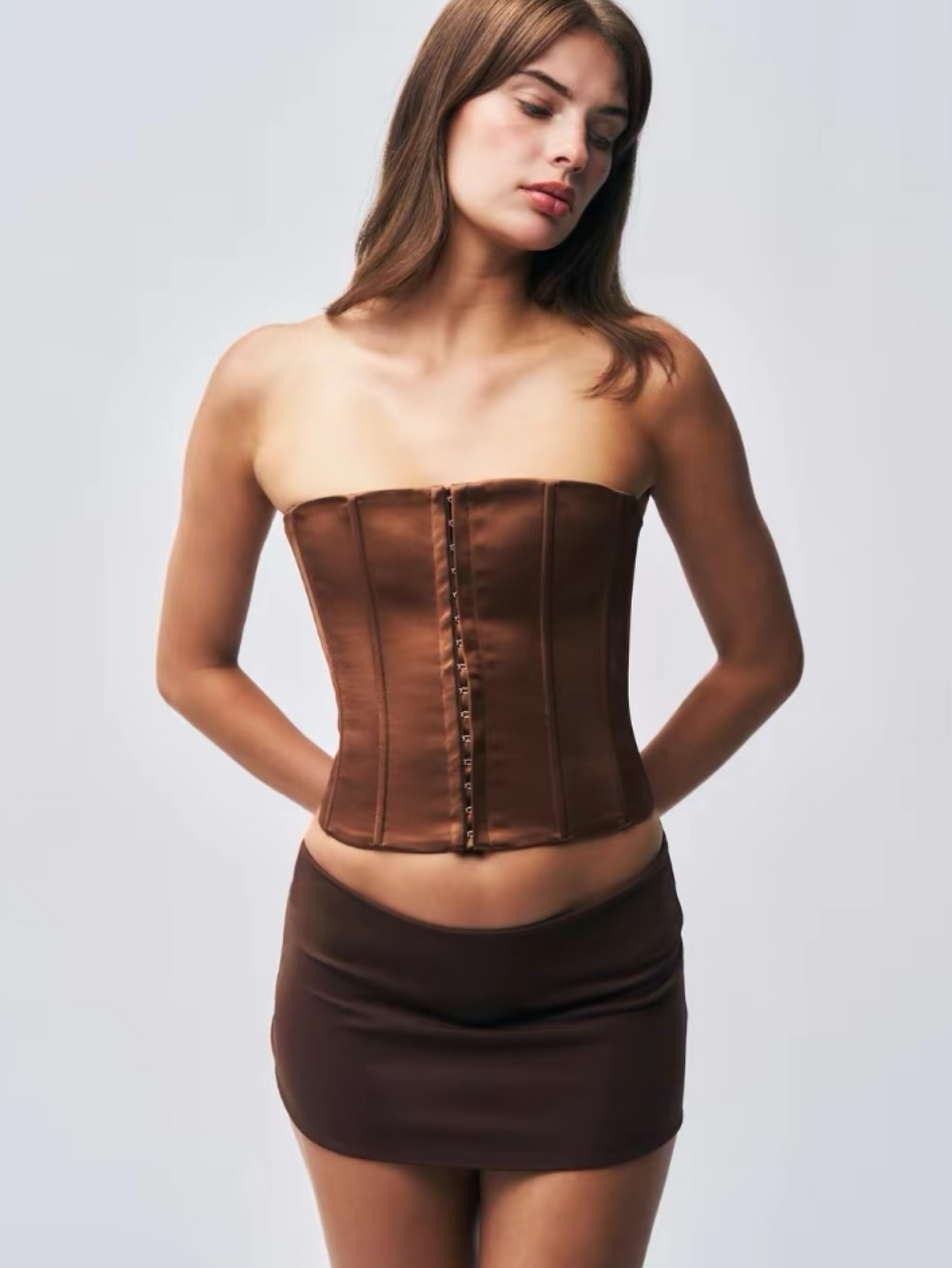 Danielle Guizio Micro Mini Stretch Skirt