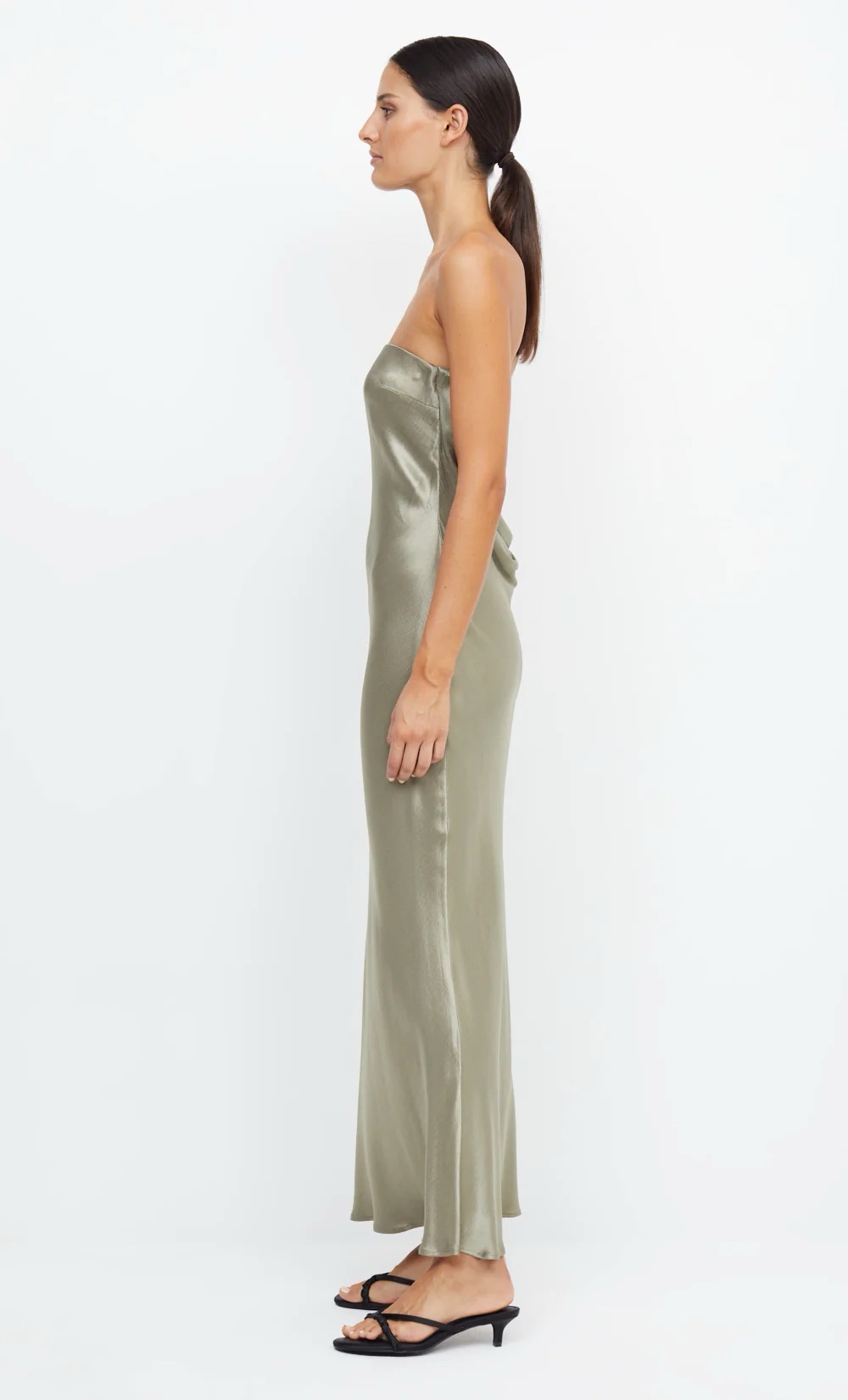 Bec + Bridge Moon Dance Strapless Dress in Sage by Bec + Bridge - Pickle Bec + Bridge Moon Dance Strapless Dress in Sage by Bec + Bridge - Pickle