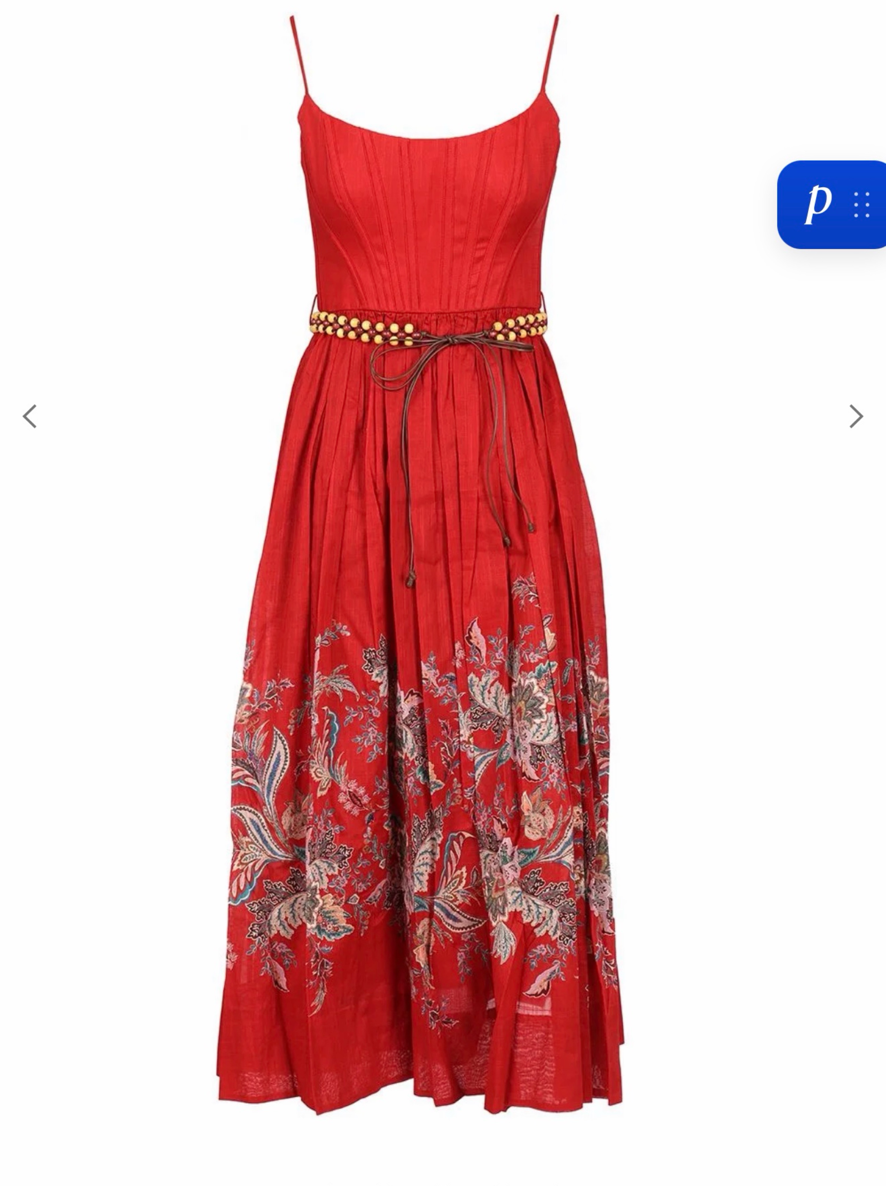 zimmerman red dress pre-loved Zimmermann NINETY-SIX POLKA DOT dress - red