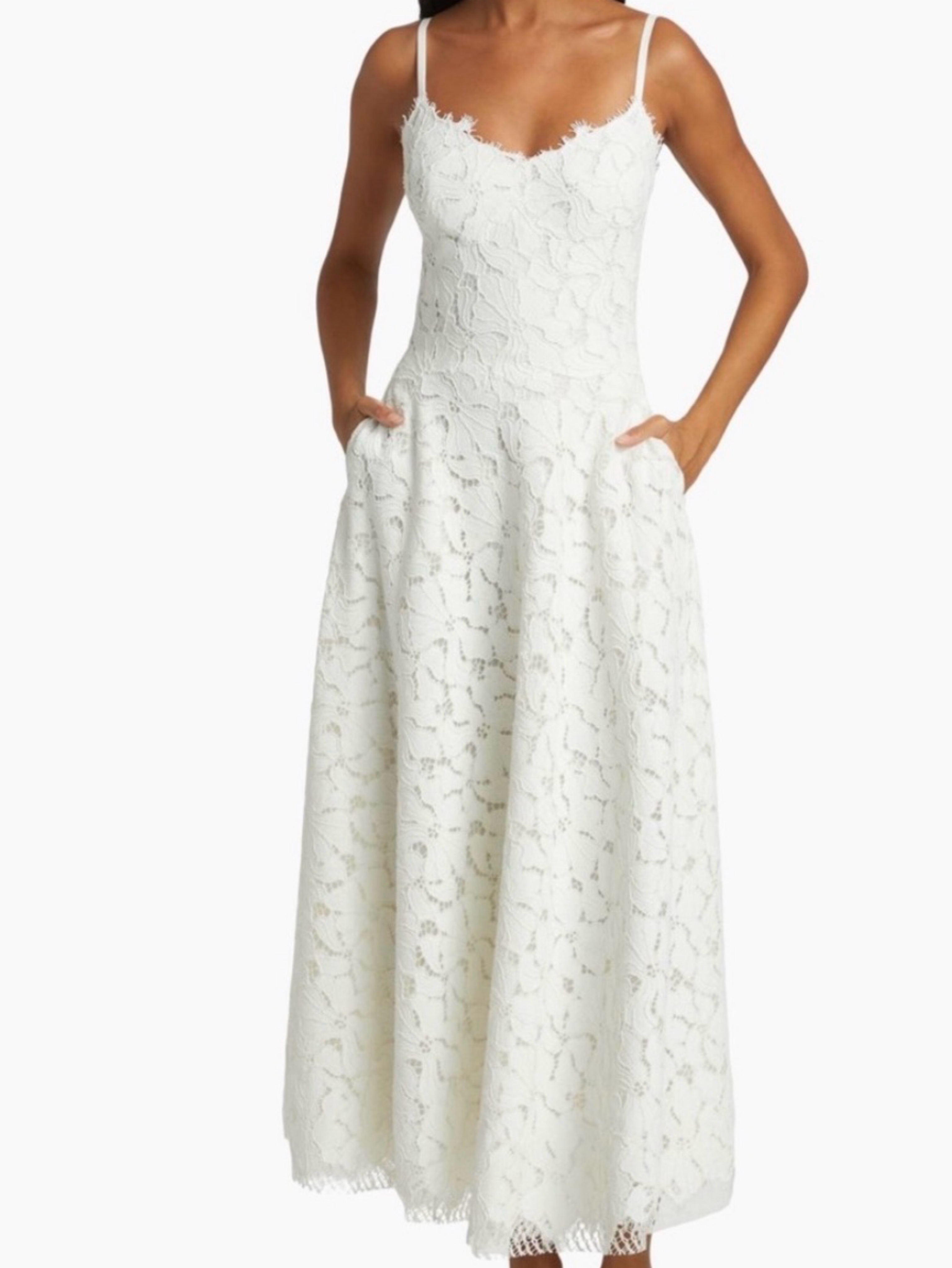 Simkhai Julia Lace Dress - Ivory