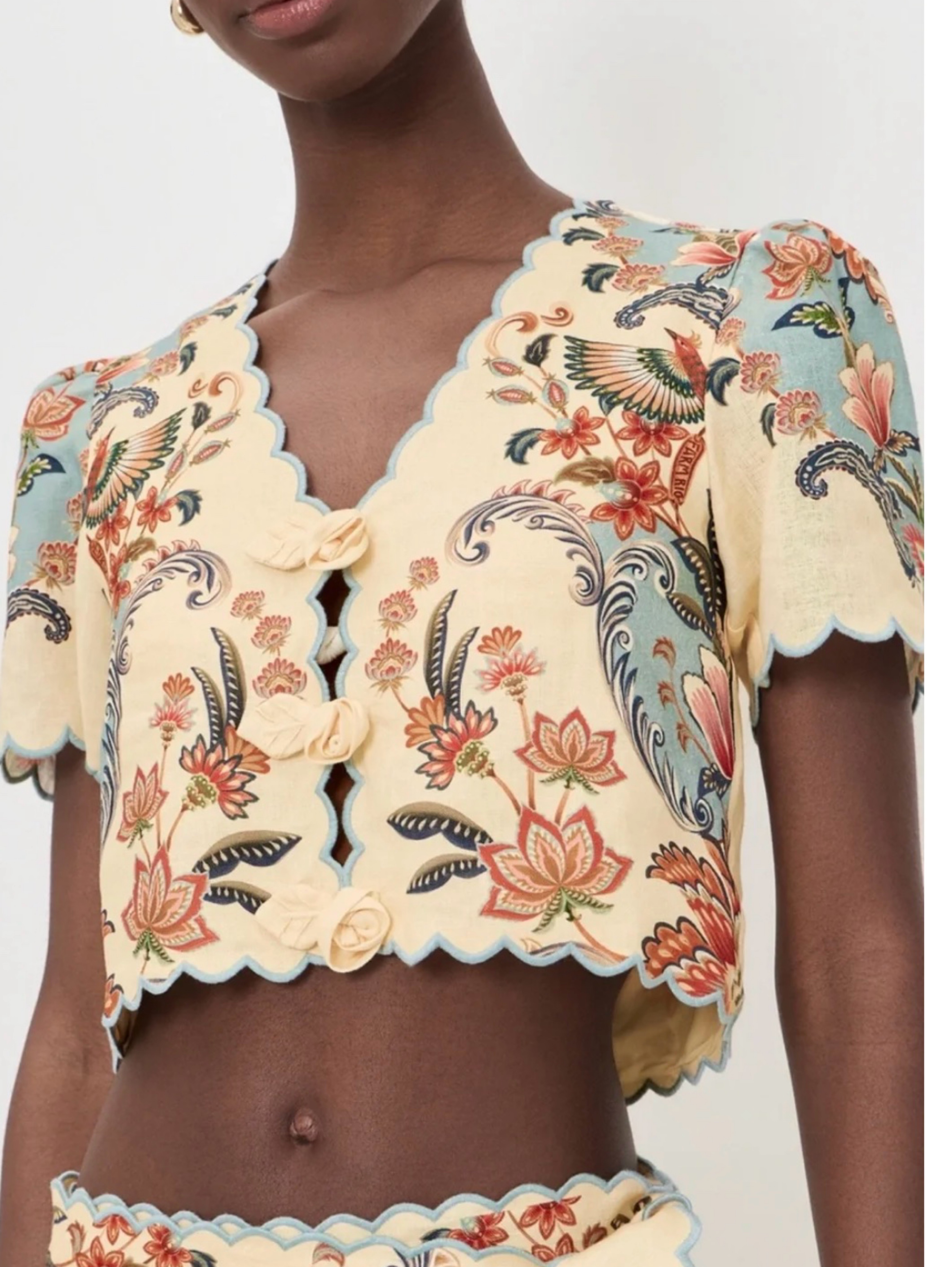 farm rio crop top