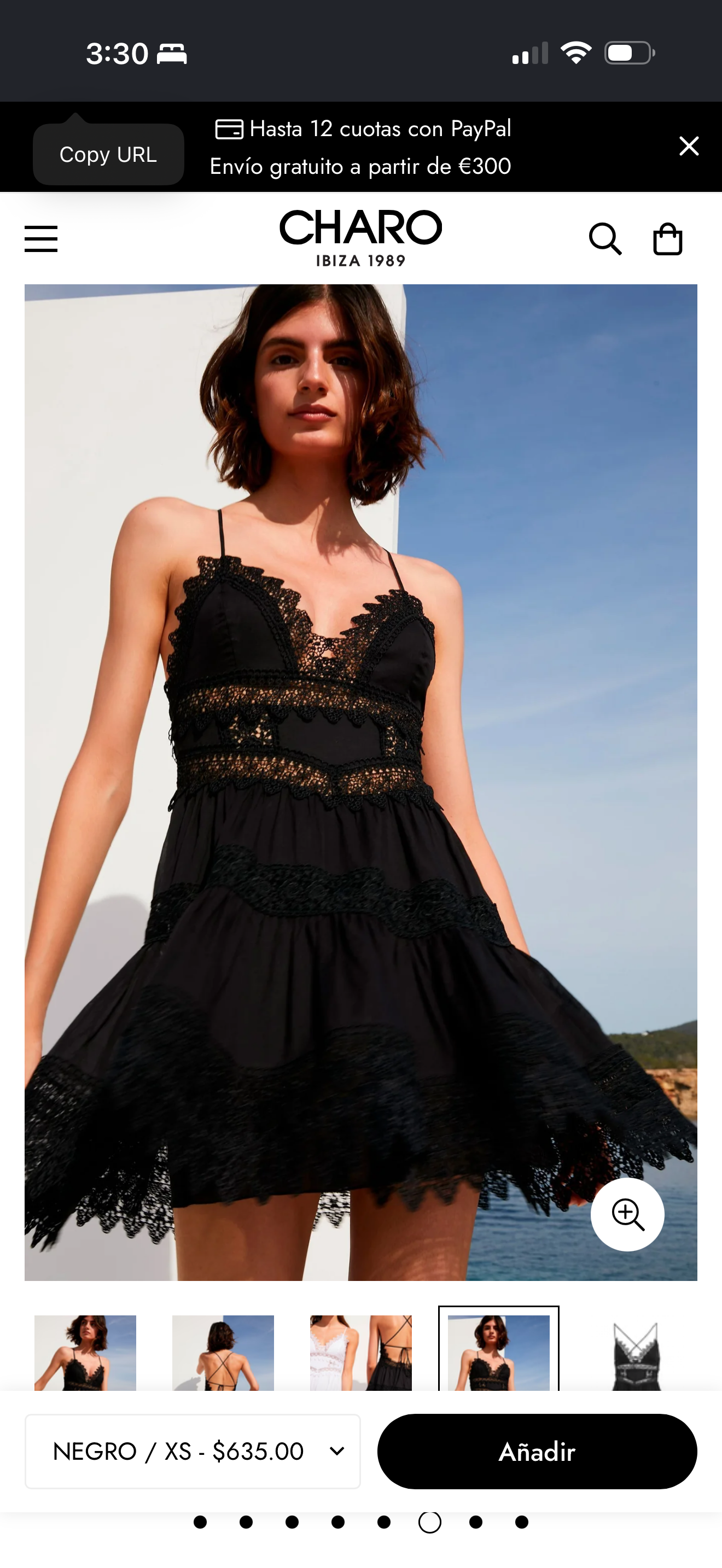 Charo Ruiz Ibiza Black Lace Mini Dress by Charo Ruiz Ibiza - Pickle