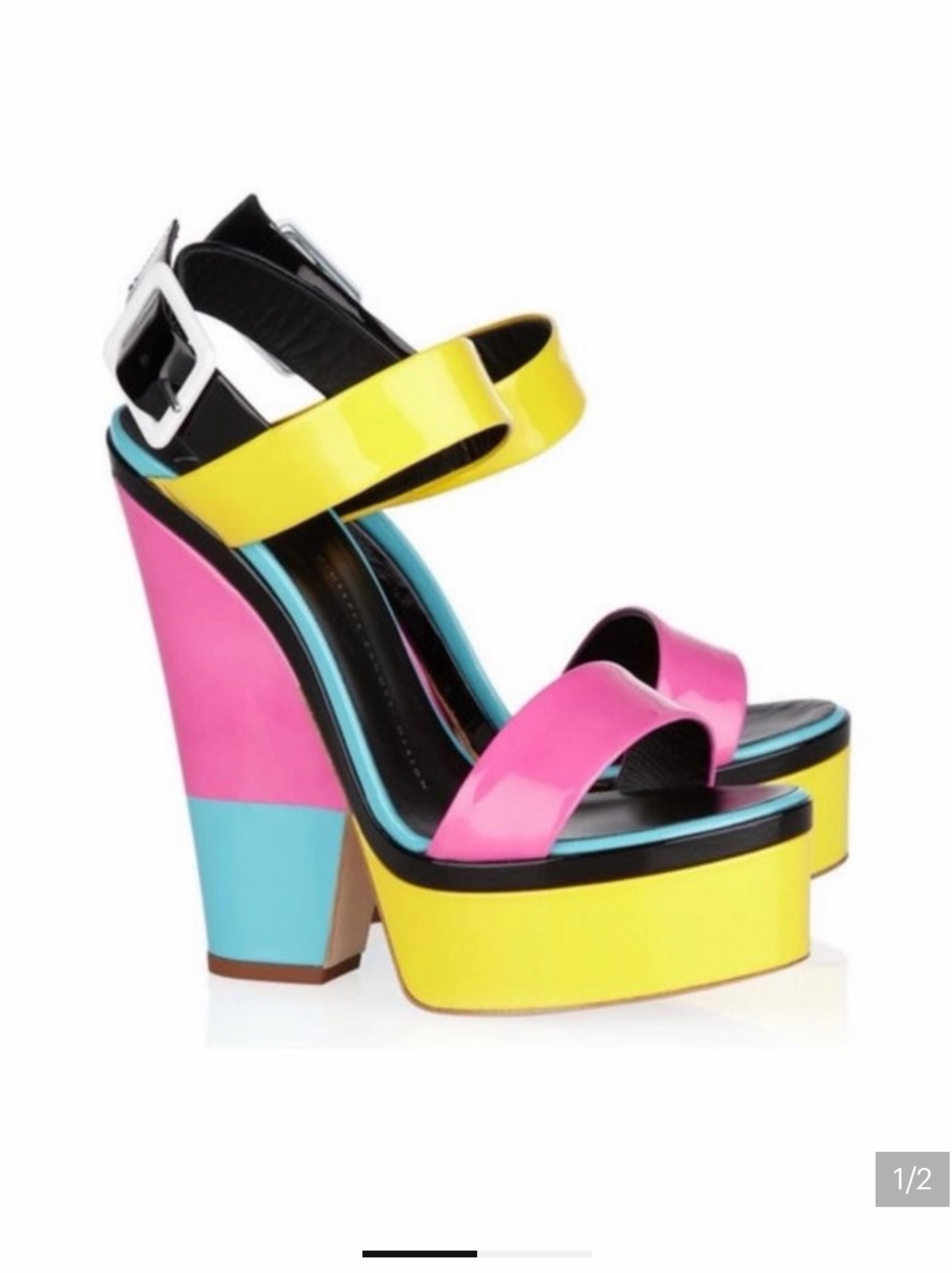 Giuseppie Color block Heel