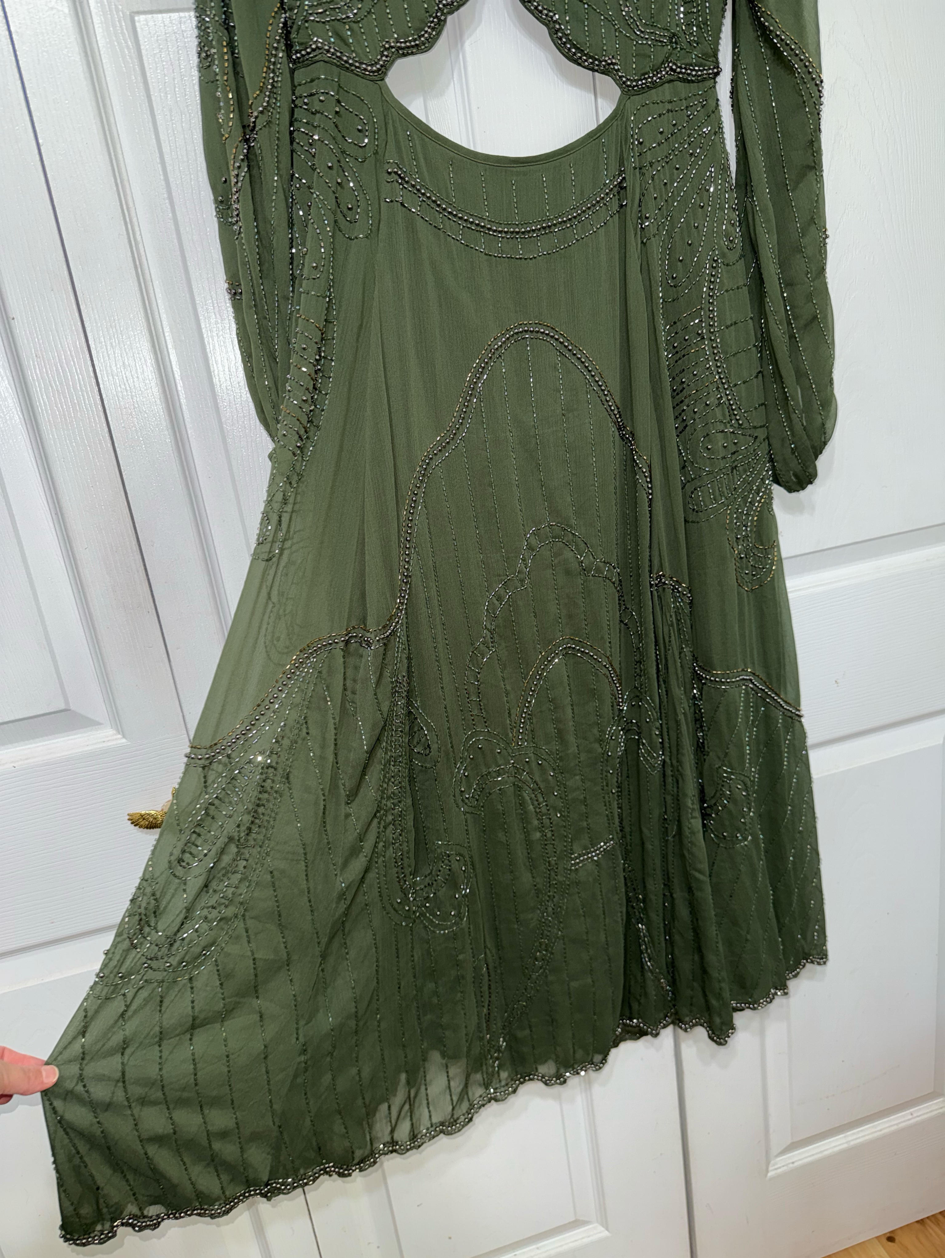 olive green asos dress ASOS DESIGN twist front bias satin maxi dress with gold hardware in ol   VinNews Recommendations