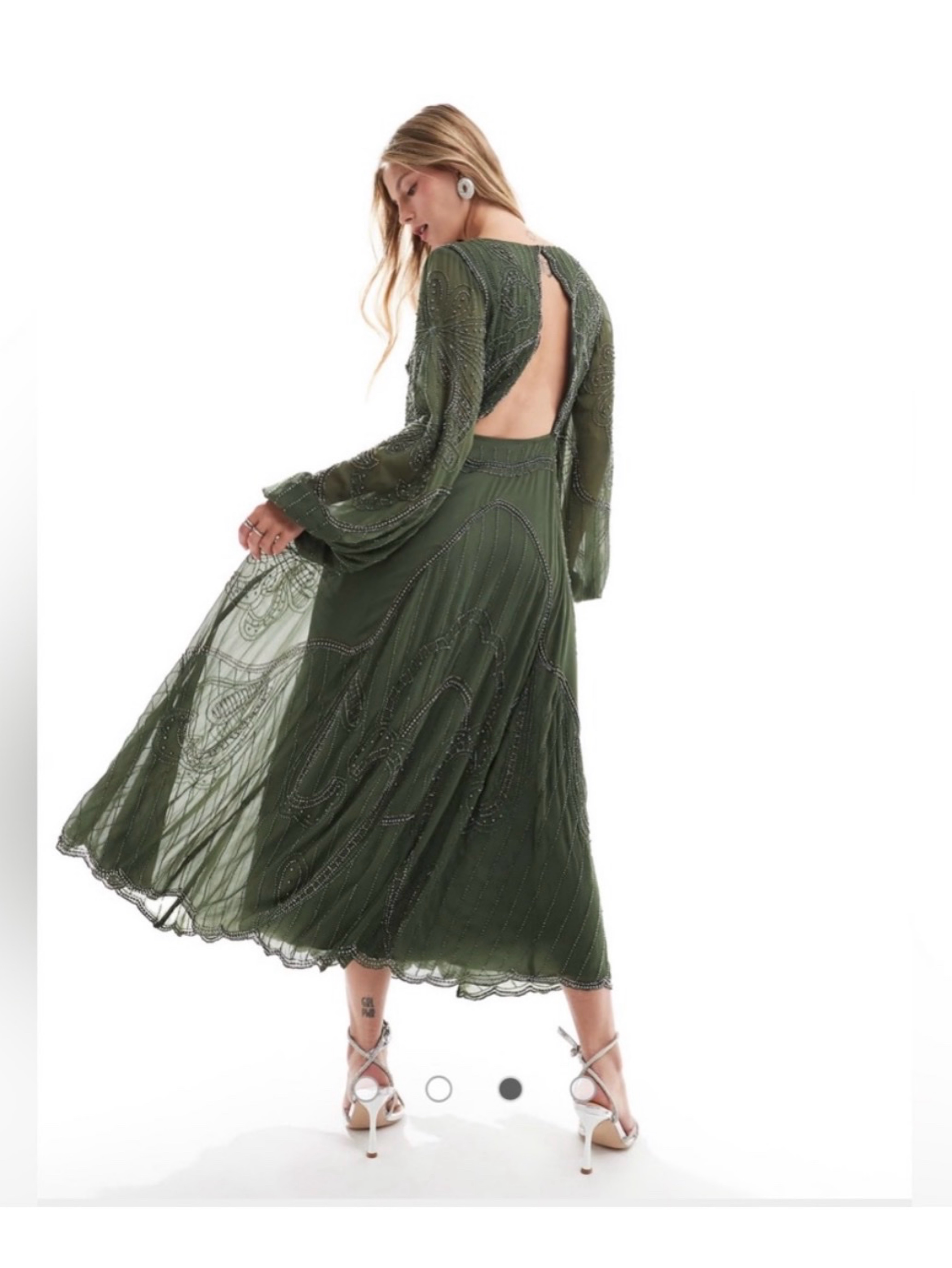asos maxi green dress Asos Design Asos Dresses Occasion ASOS Design Draped Bodice Satin Maxi  Dress With Cowl Back Detail In Teal-Green