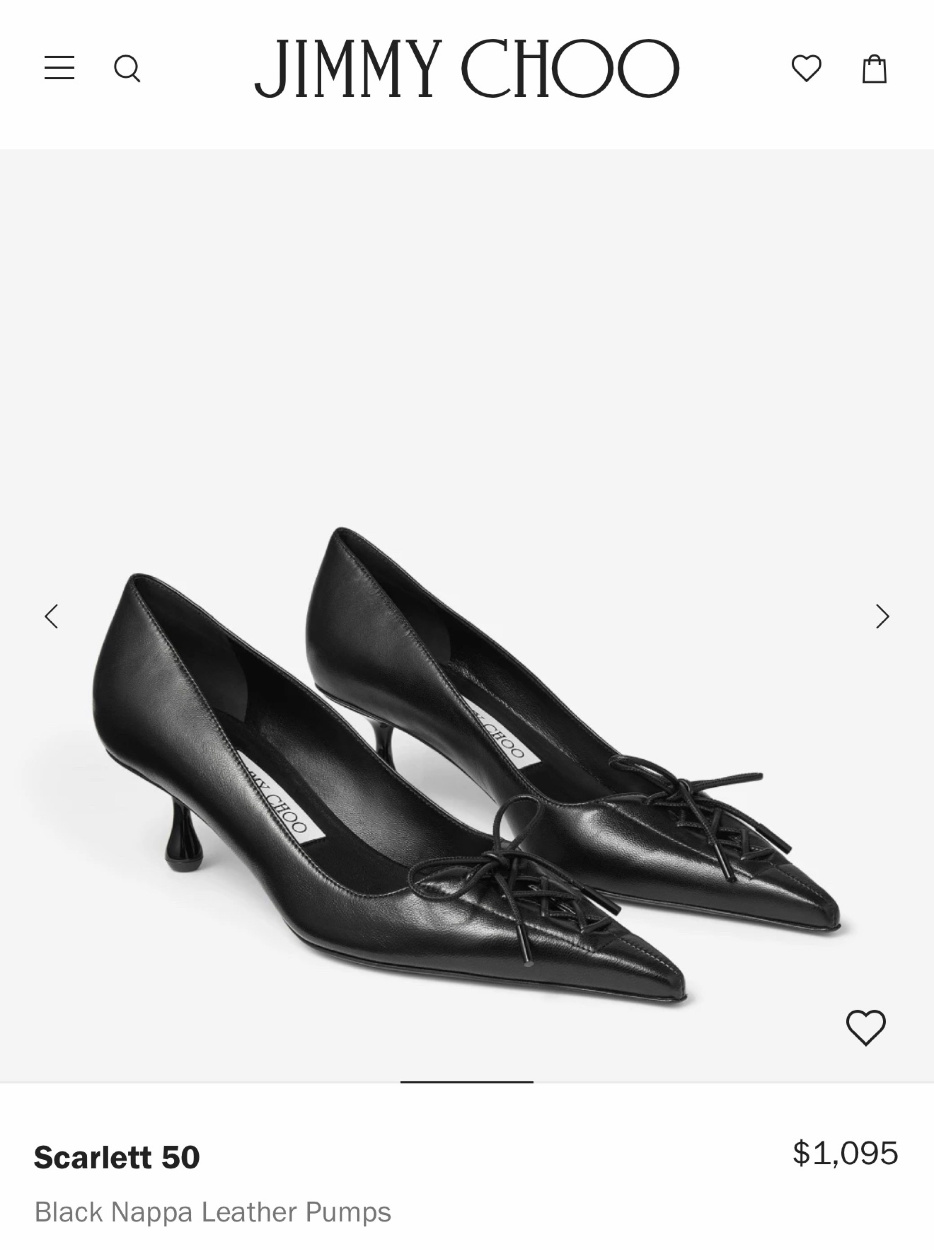 Jimmy Choo Kitten Heel Pump