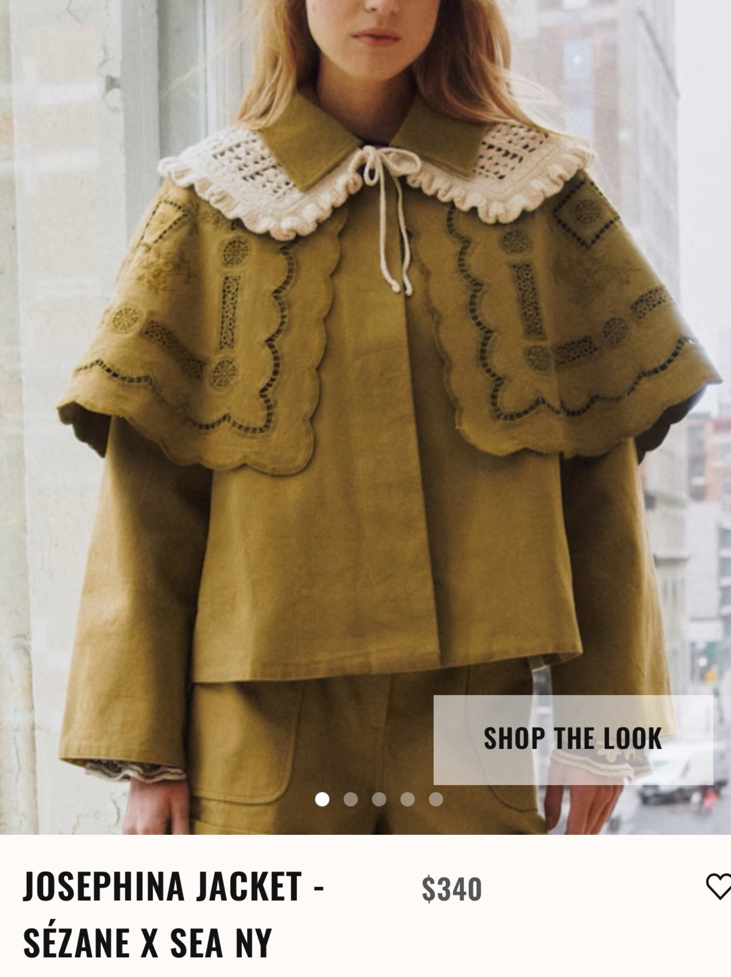 Sezane x Sea Jacket
