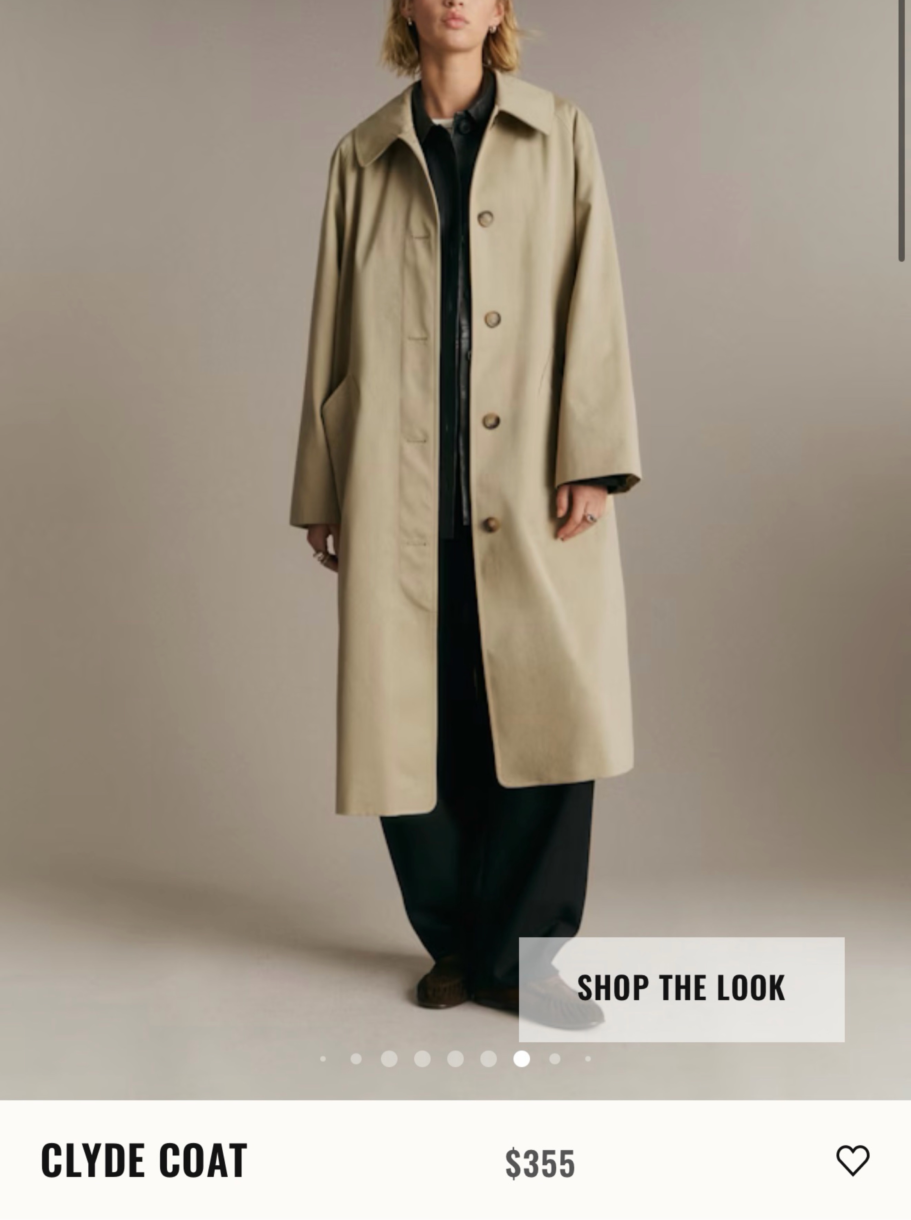 Sezane Classic Trench Coat