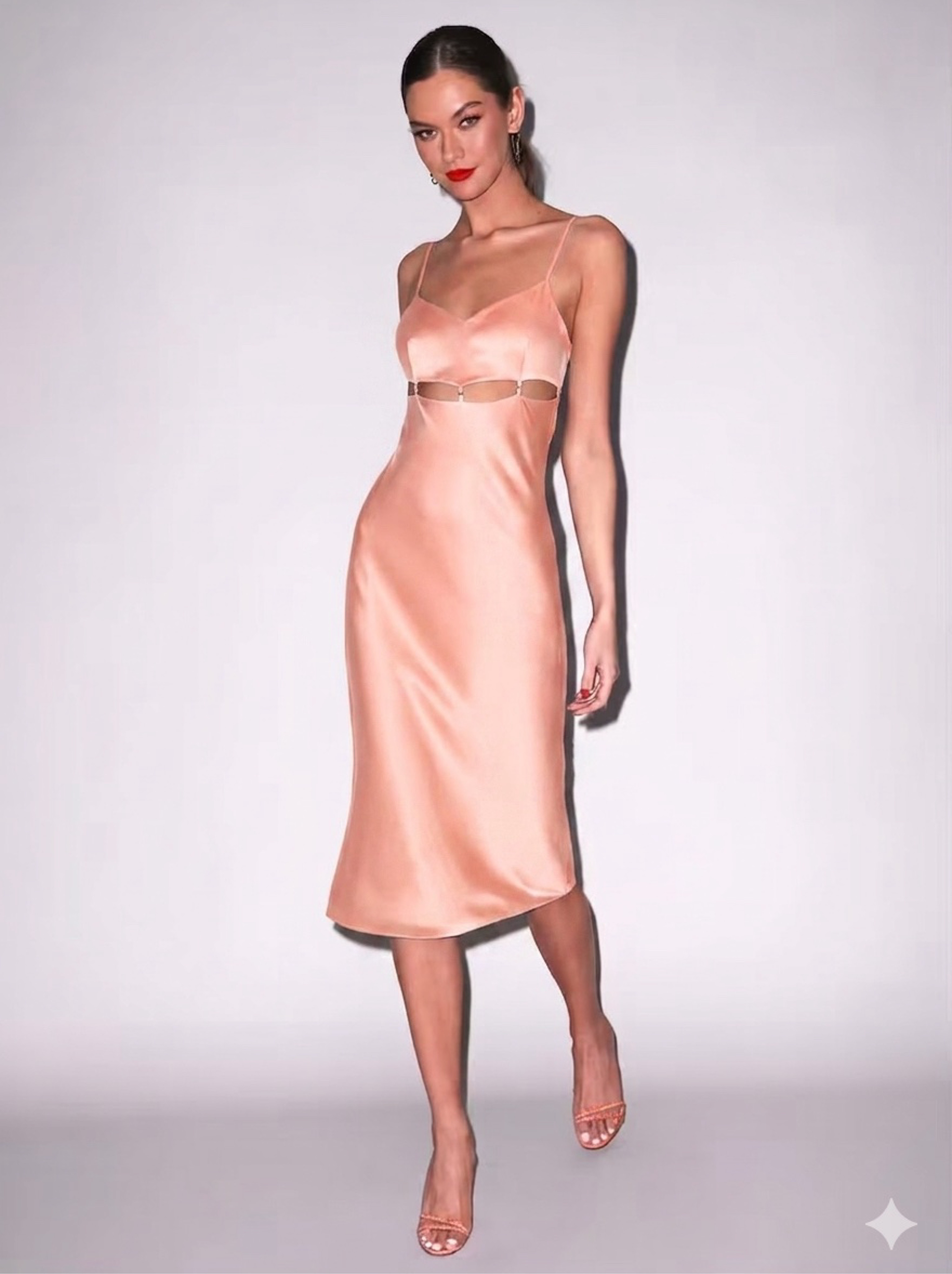 Fleur Du Mal Échelle Luxe Dress Pink