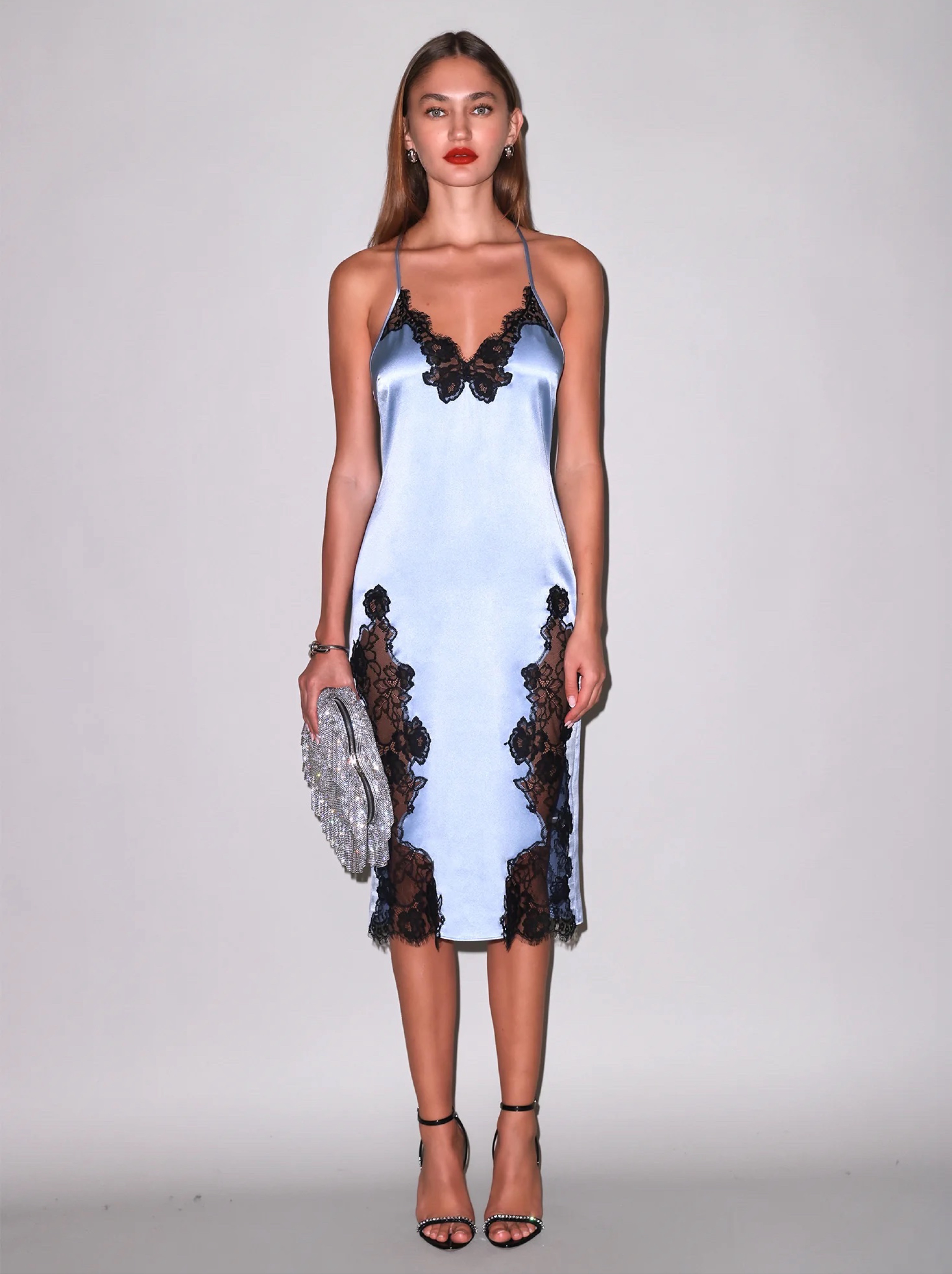 Fleur Du Mal Juliet Lace Appliqué Slip Dress