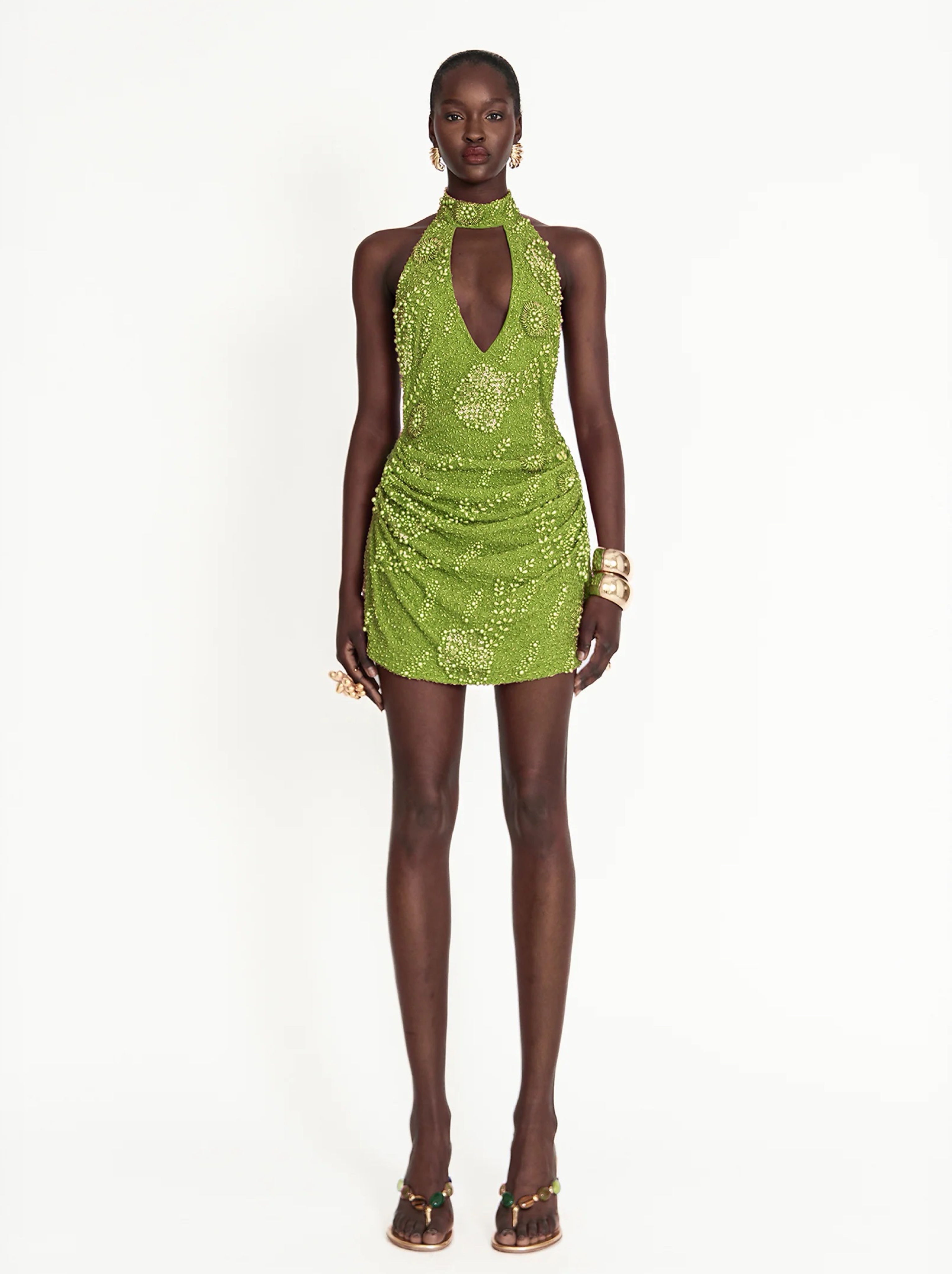 Khanums Kumta Dress In Green