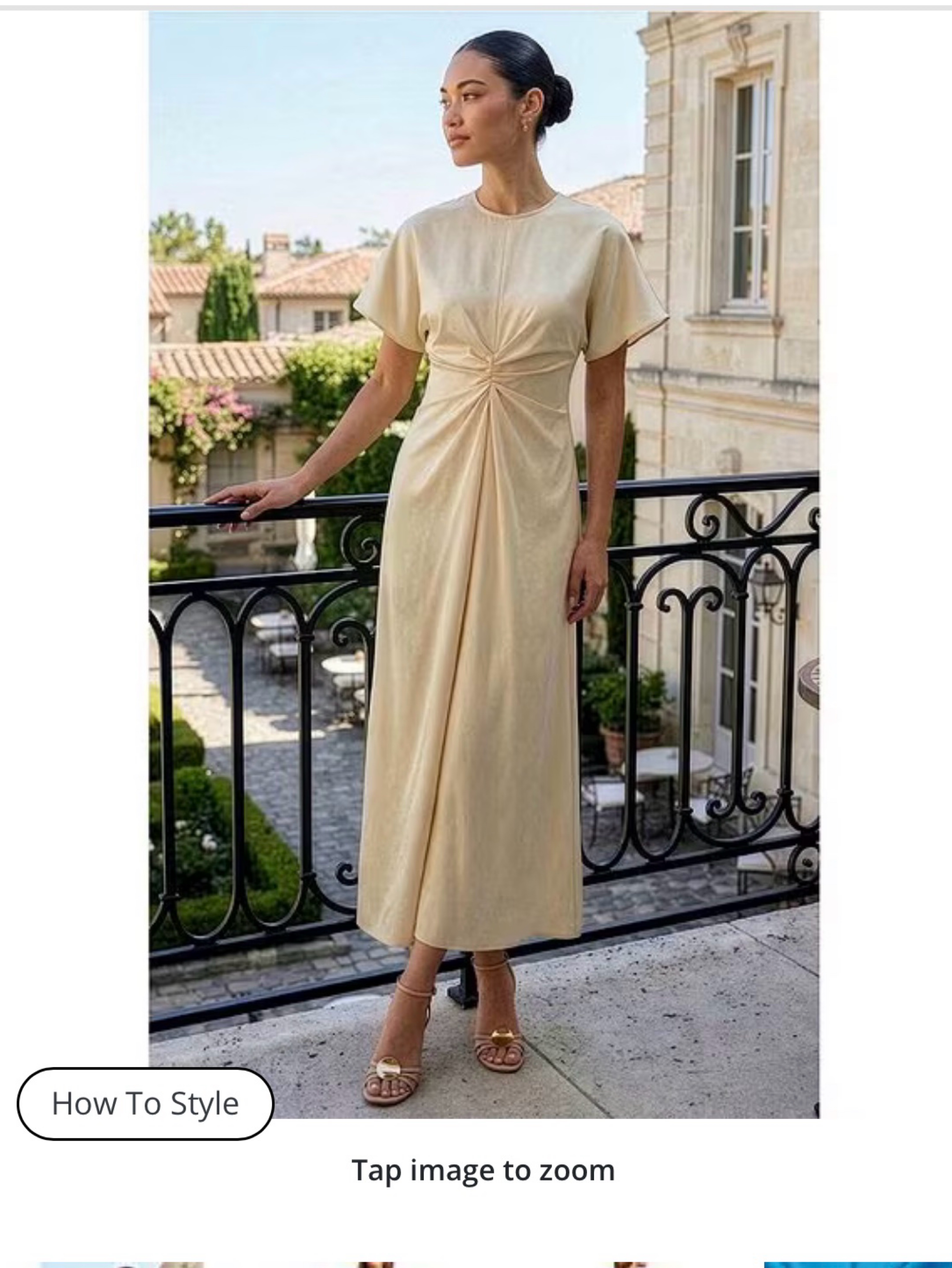 antonio melani satin dress Antonio Melani Satin Ruched Dress by Antonio Melani