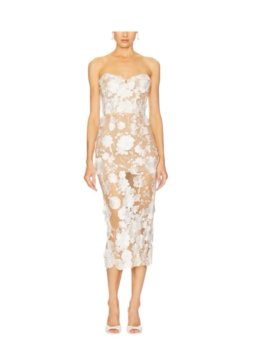 White Bronx and Banco Jasmine Midi Dress, photo 1 of 4