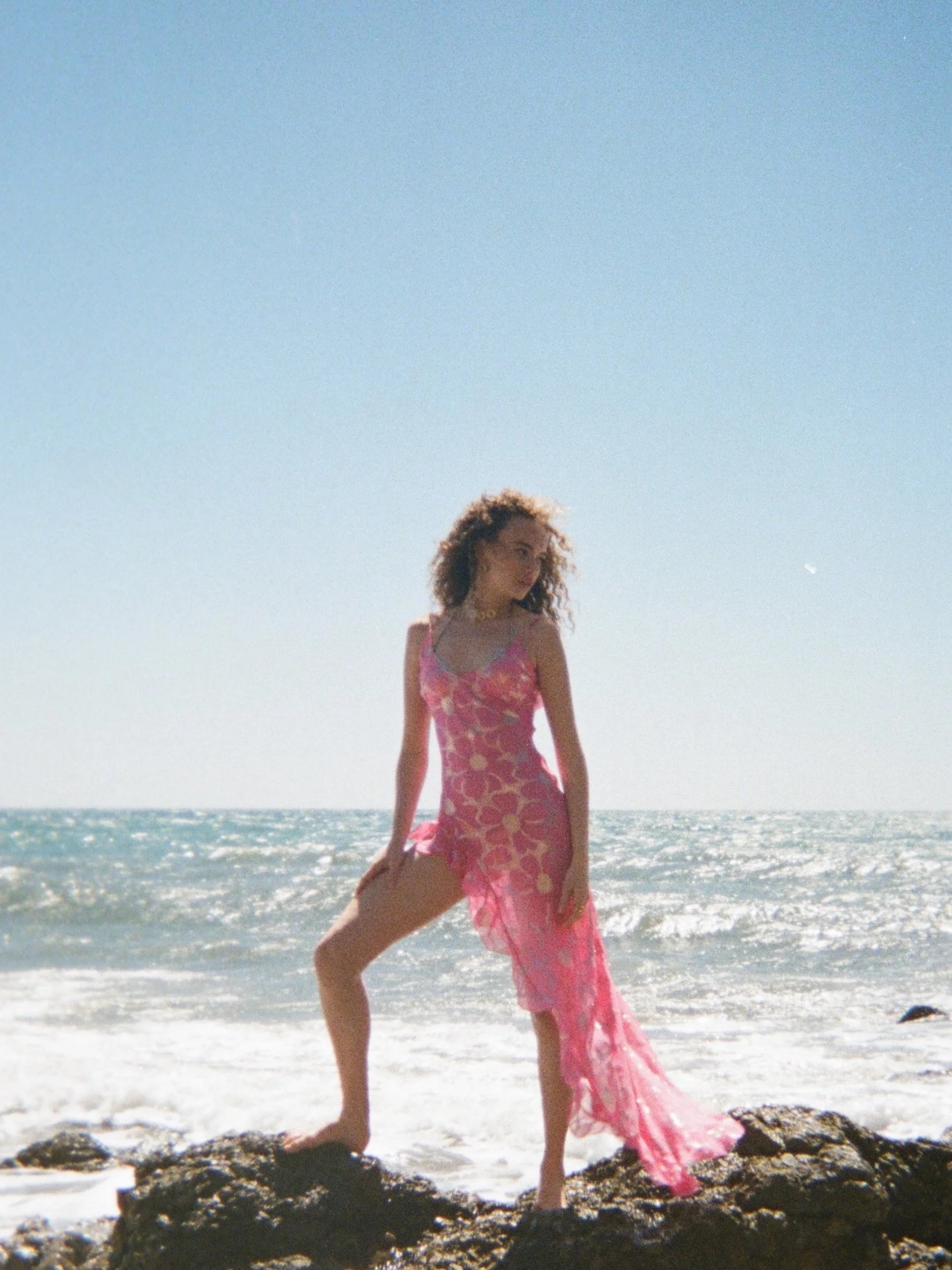 Delfi Collective Lara Long Dress Pink by Delfi Collective - Pickle