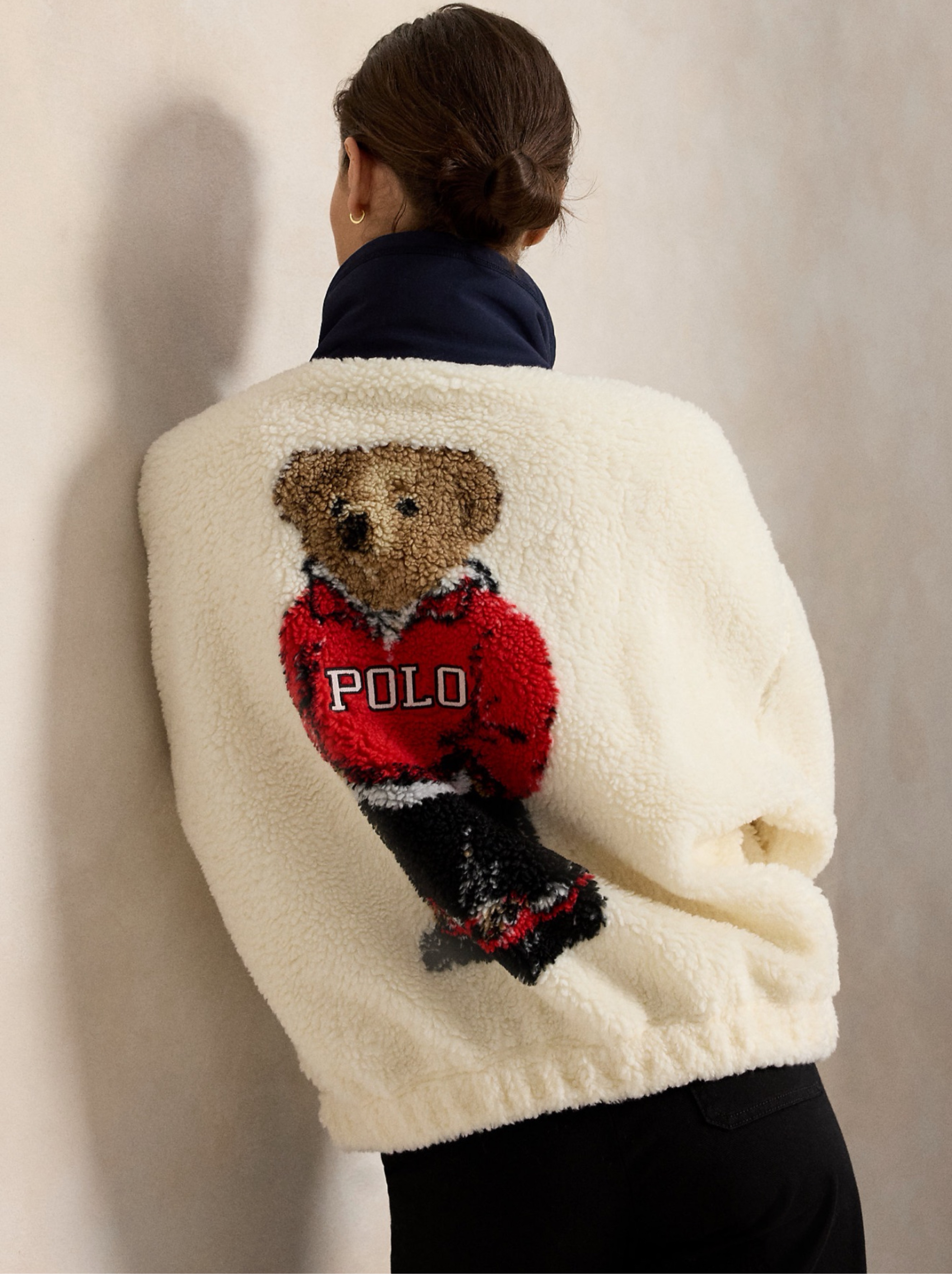 Polo Ralph Lauren Cream Fleece Pullover