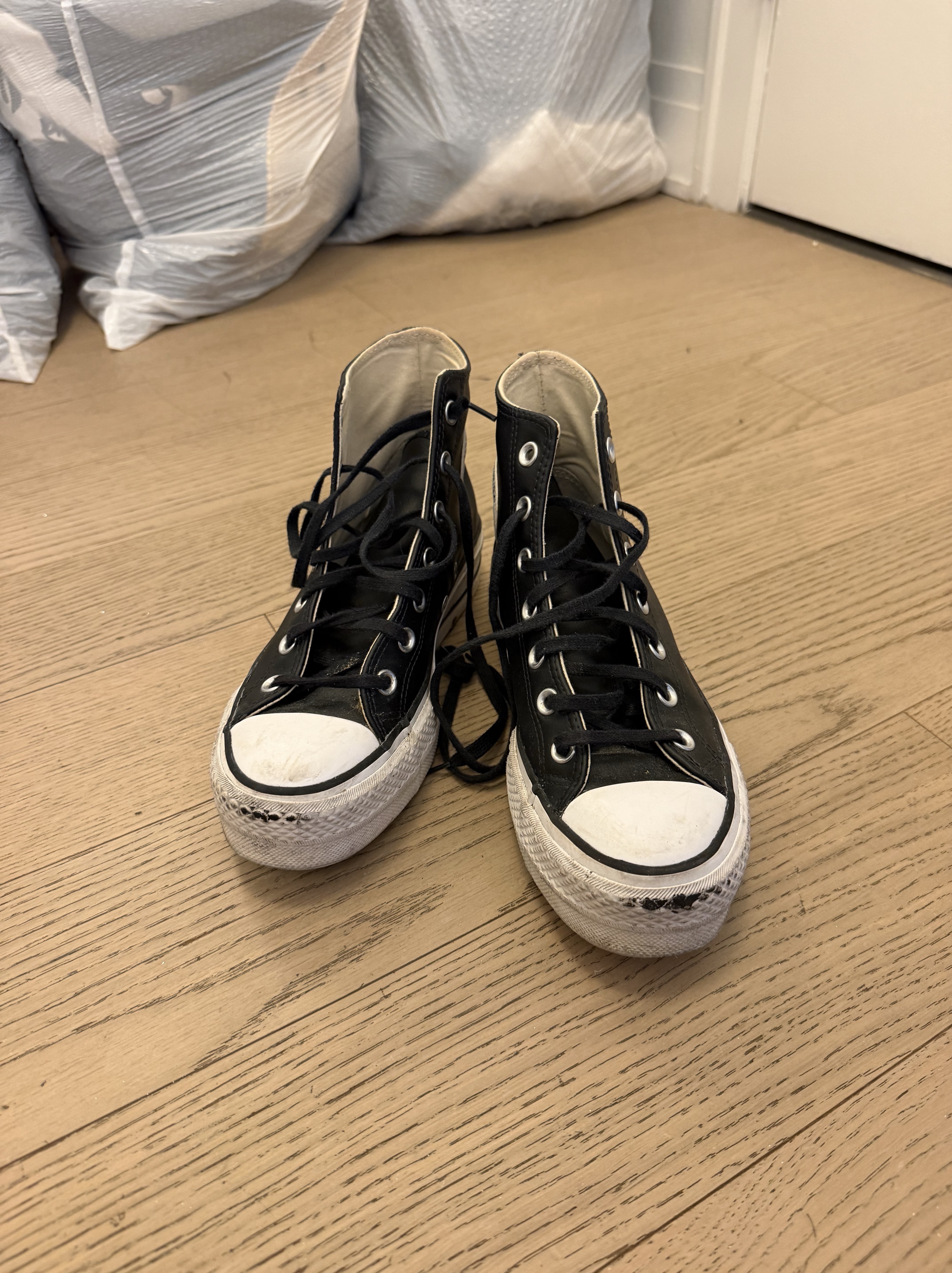 Converse Black Canvas High-Top Sneakers