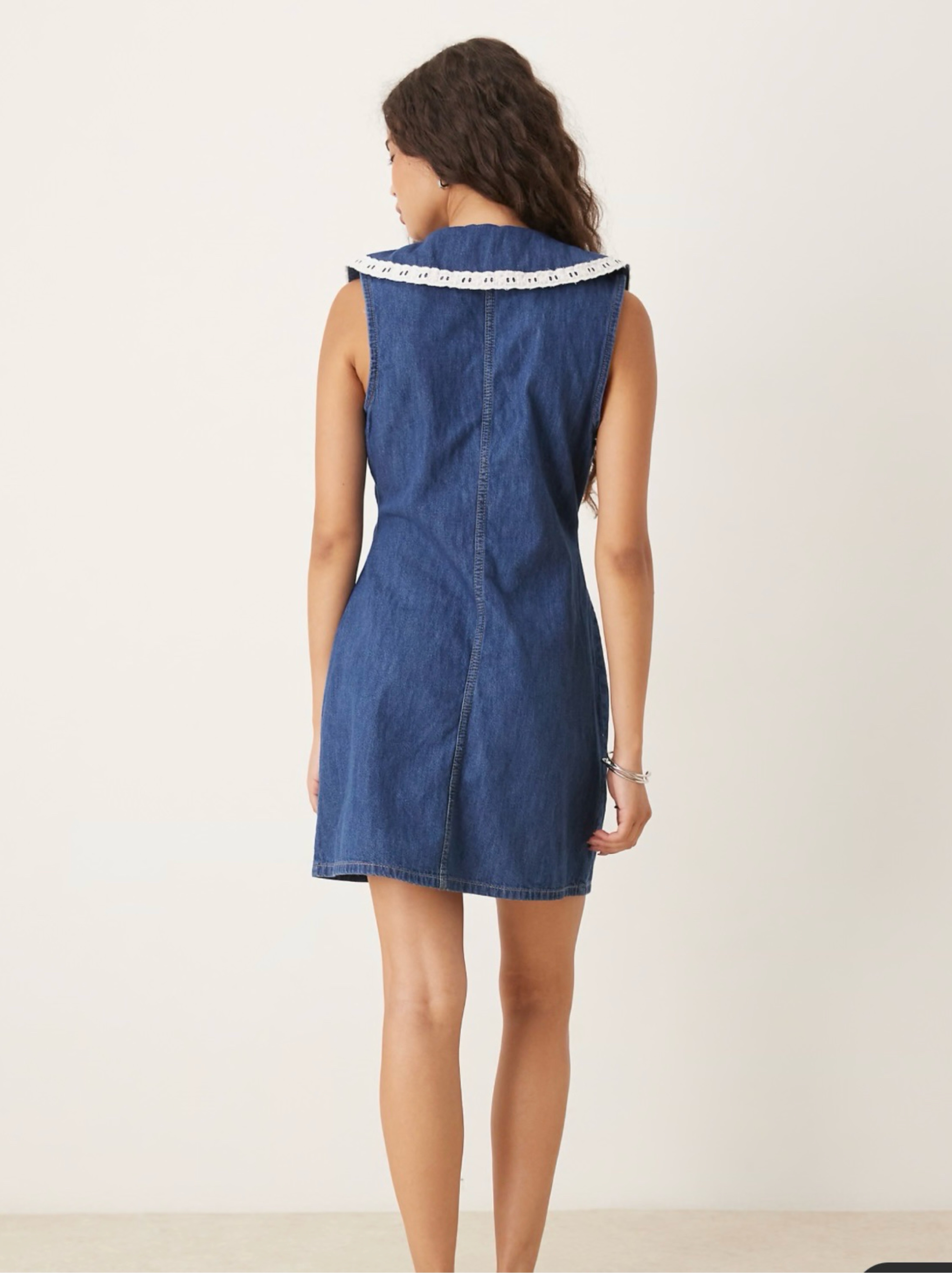 asos blue mini dress ASOS LUXE 3D lace ruffle bardot mini dress in blue