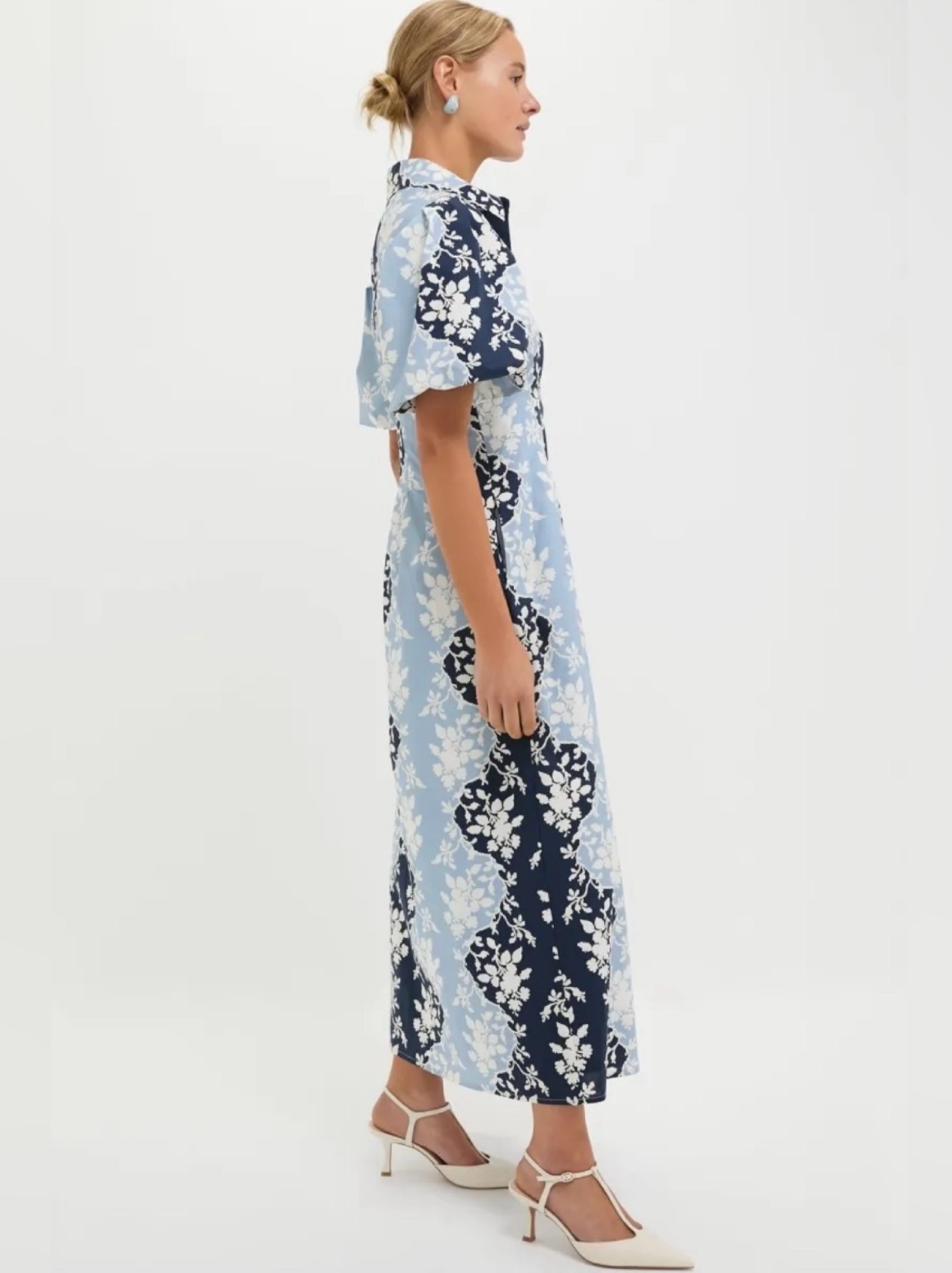 off the shoulder casual summer dresses R.Vivimos Dress for Women Long Sleeve Plaid Print Smocked A-Line Midi Dress A practical Color:Warm Beige LowStock:42715417903155 ETOILE CORAL - Blue