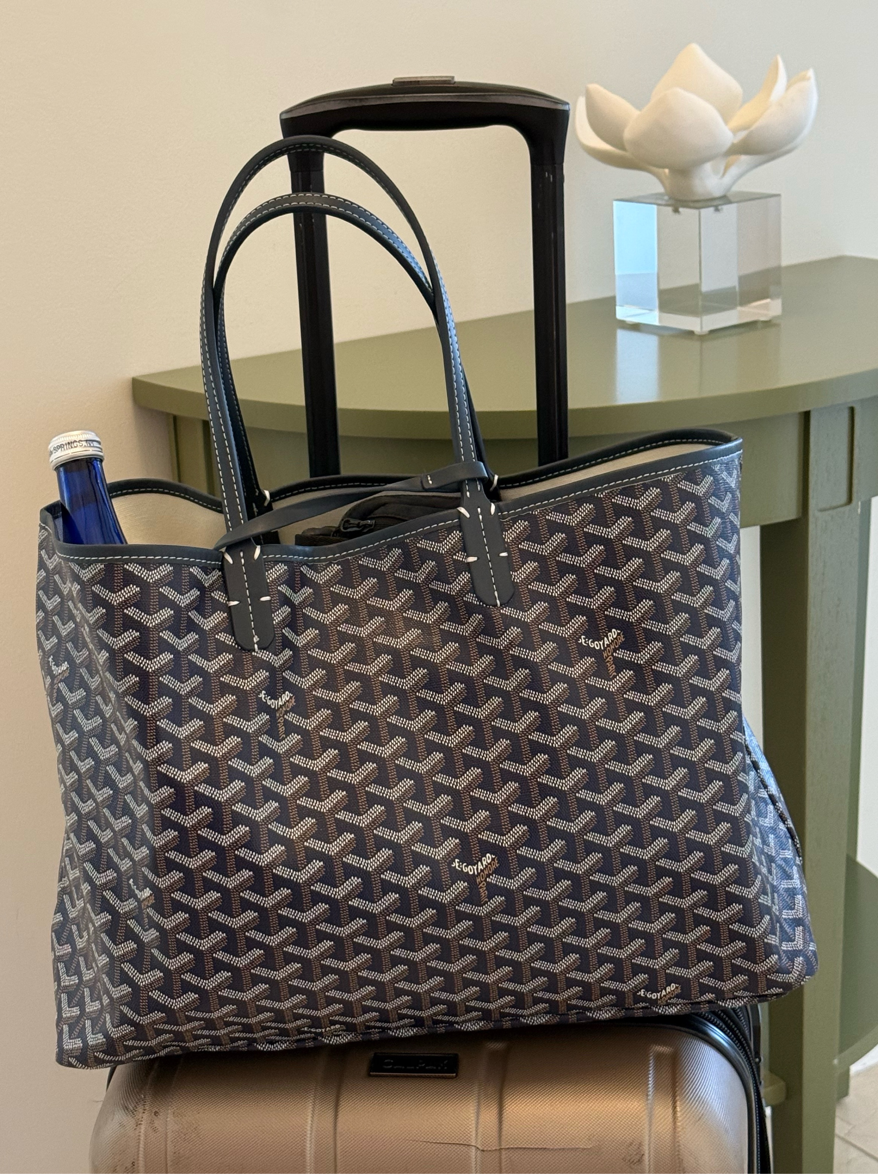2026 Goyard saint Louis GM Tote Blk/Brwn by Goyard | Pickle