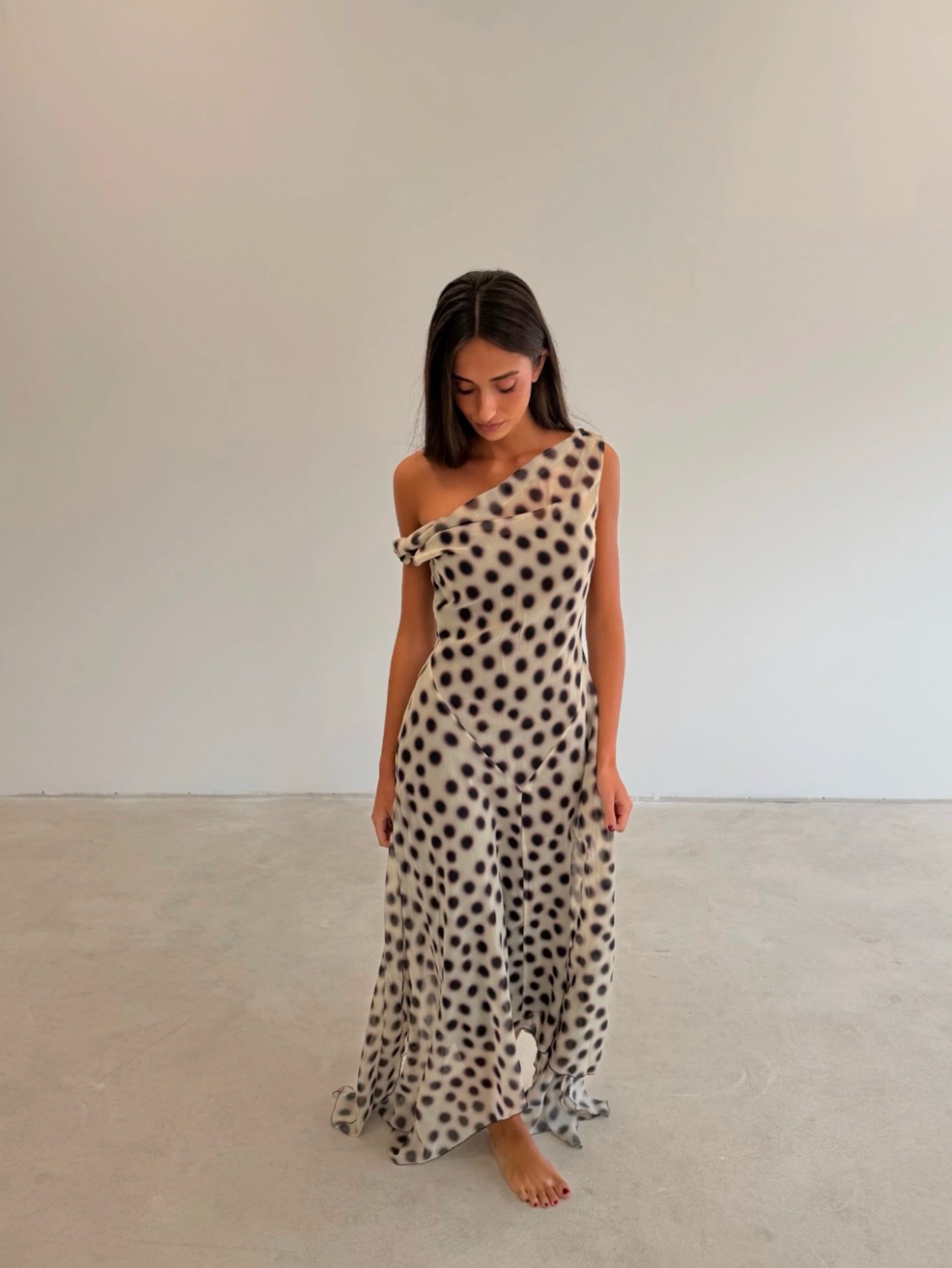 Gaudir La Fabulosa White Dots Dress