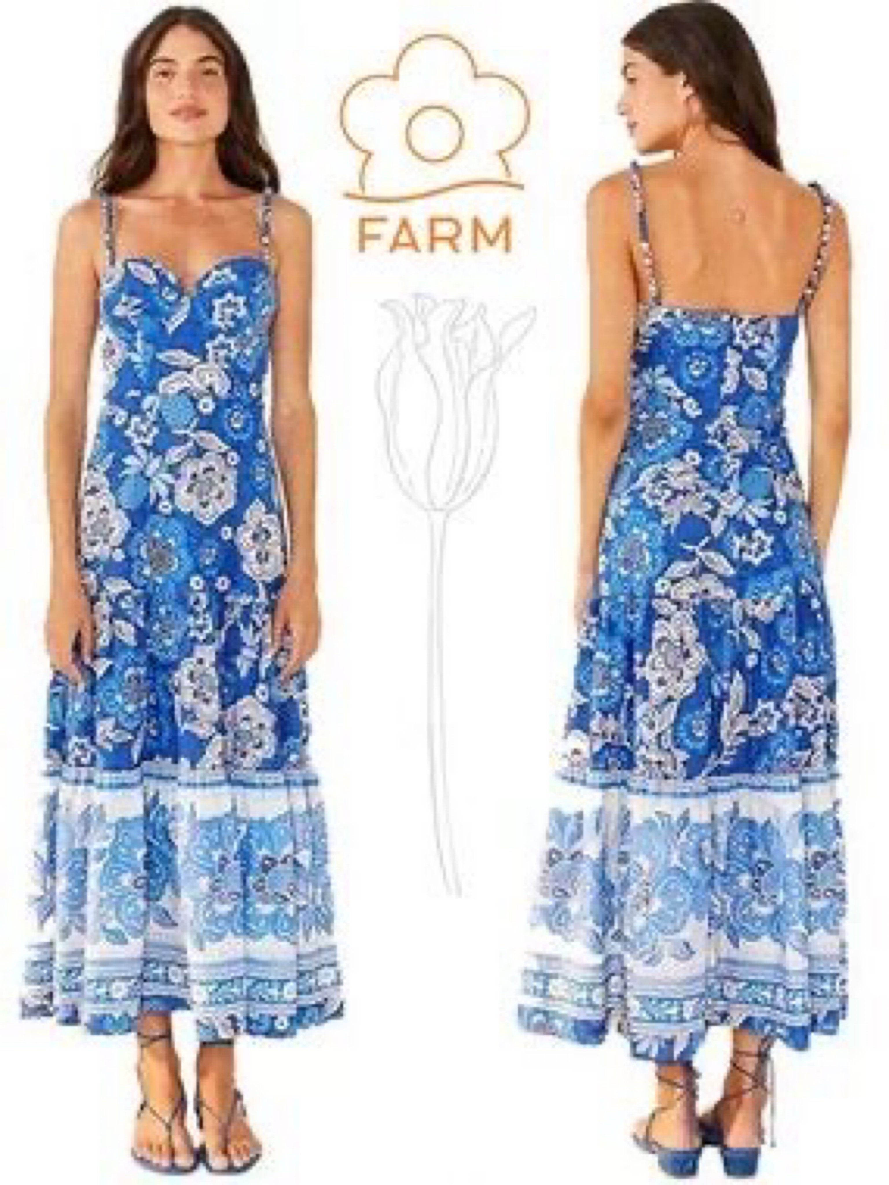 Farm Rio long dress