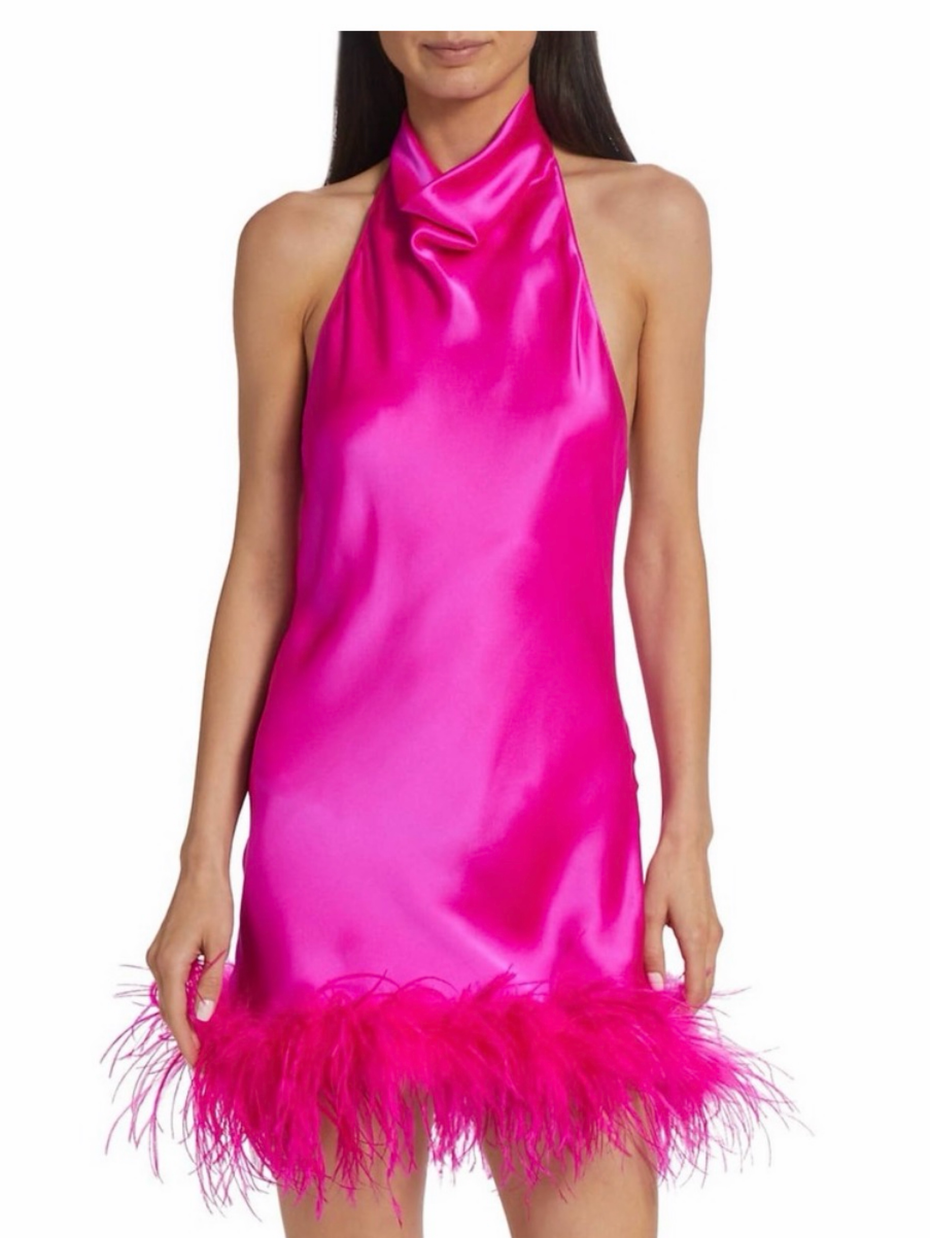 Amanda Uprichard Linaria Pink dress