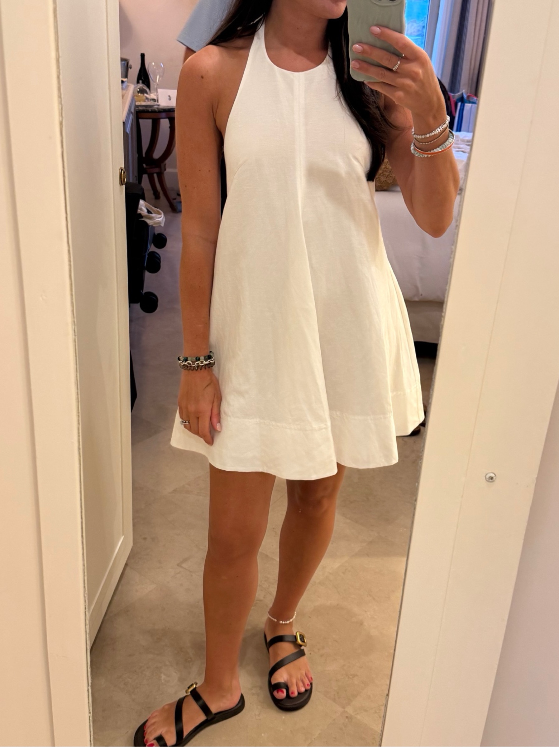 ALC White Halter Dress by ALC