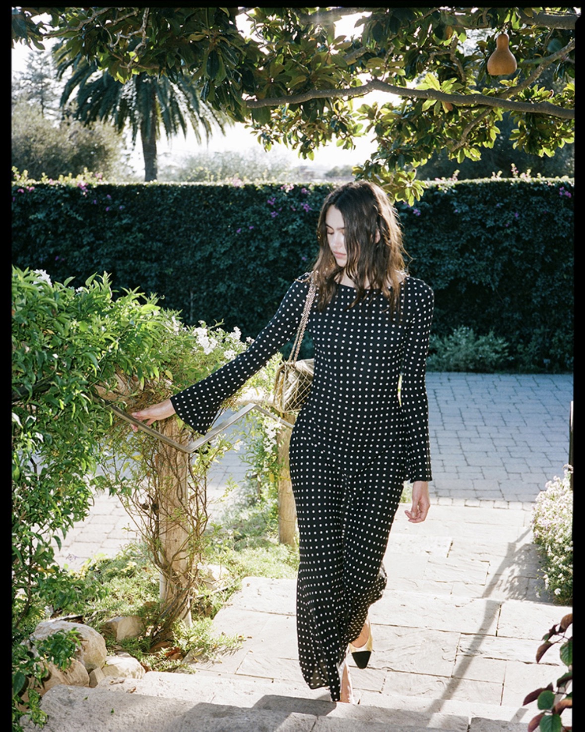 Realisation Par Long Sleeve Polka Dot Dress by Realisation Par - Pickle