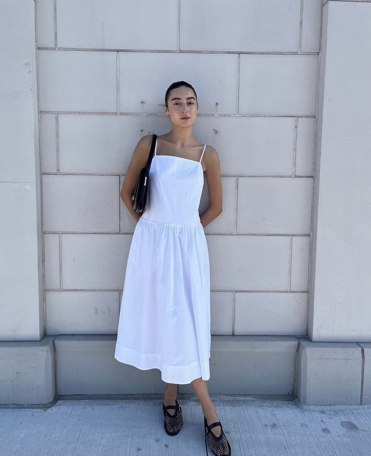 aritzia drop waist dress Aritzia Babaton Women's Revive Mini Dress in Lemonade