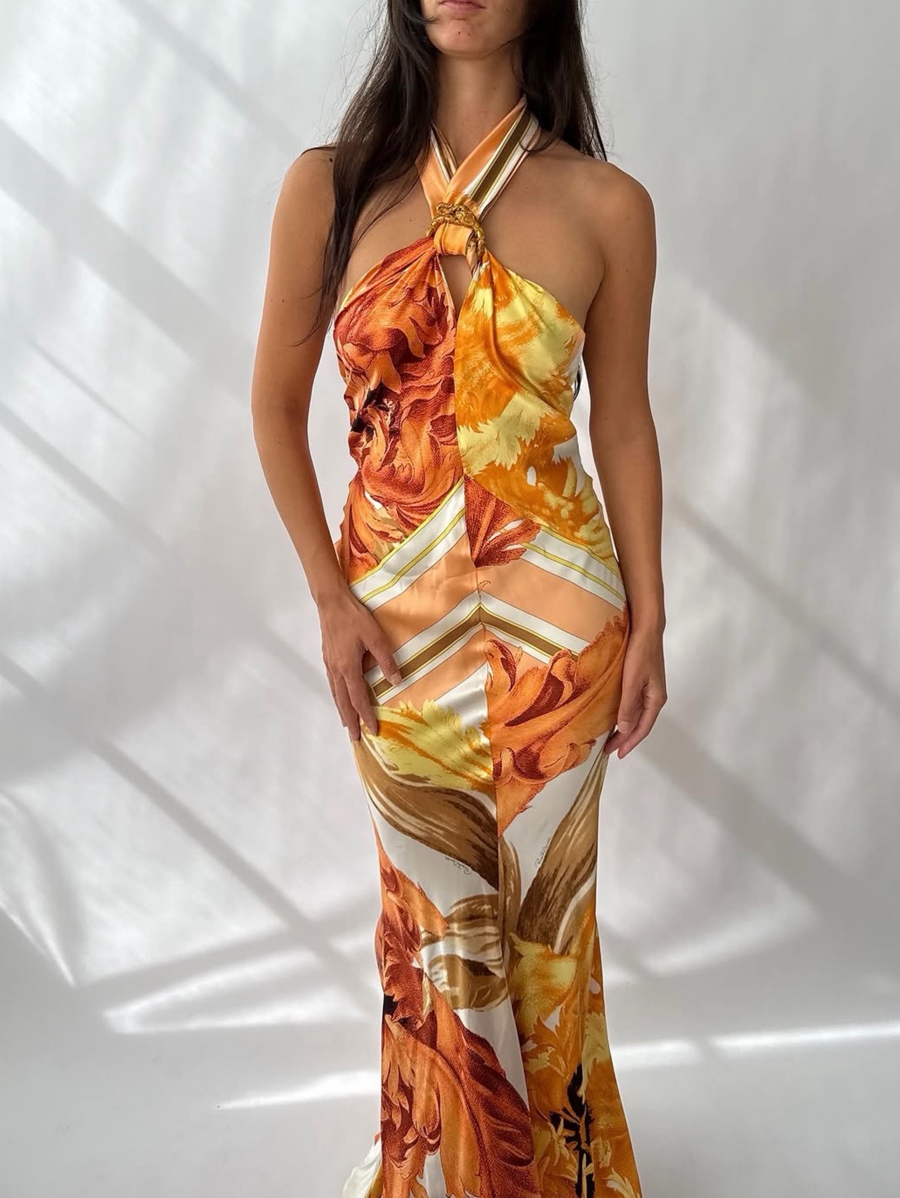 vintage cavalli dress Y2K Just - Roberto Cavalli Vintage Roberto Cavalli Gown by