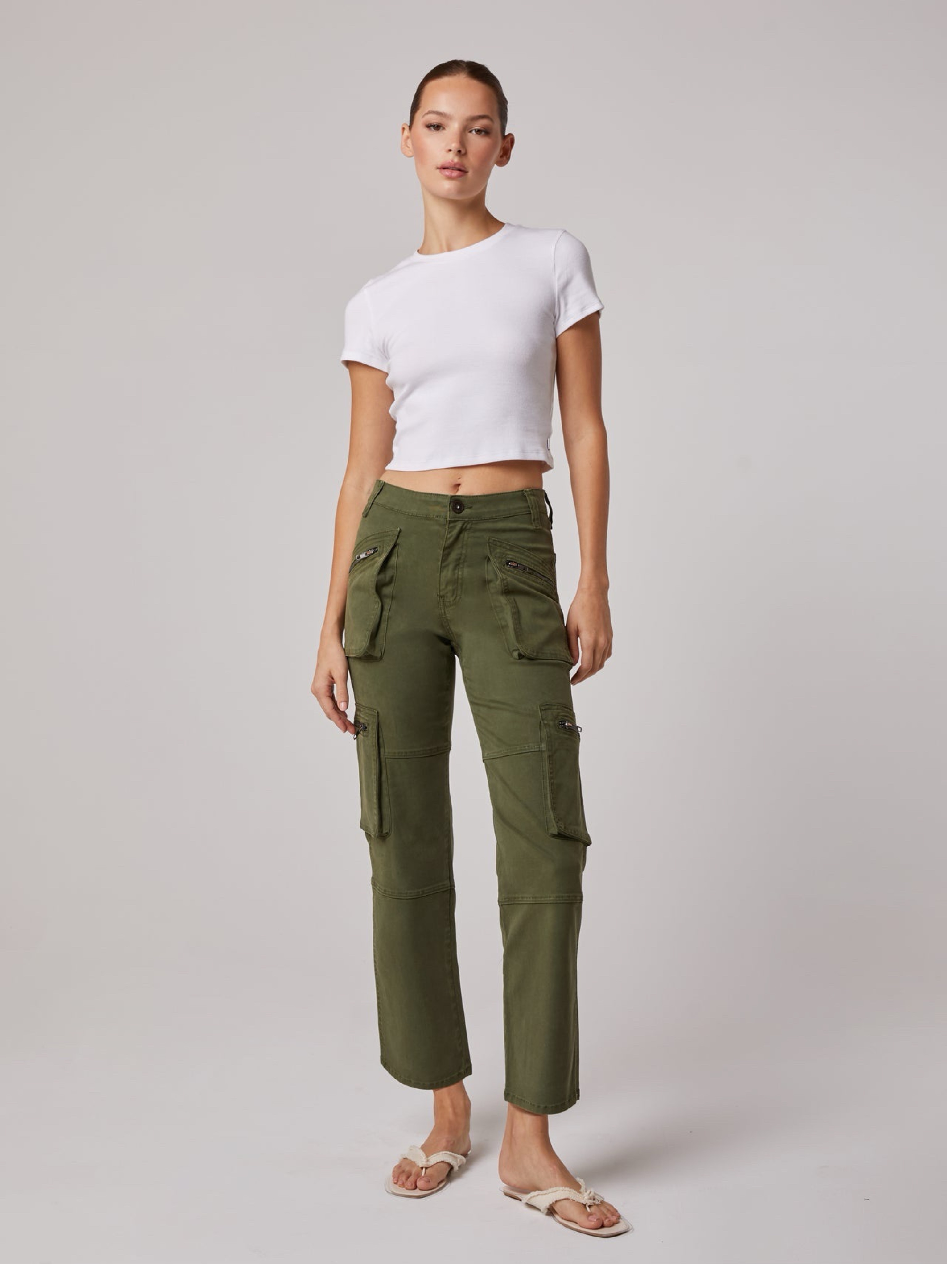 Mid Rise Utility Cargo Pant