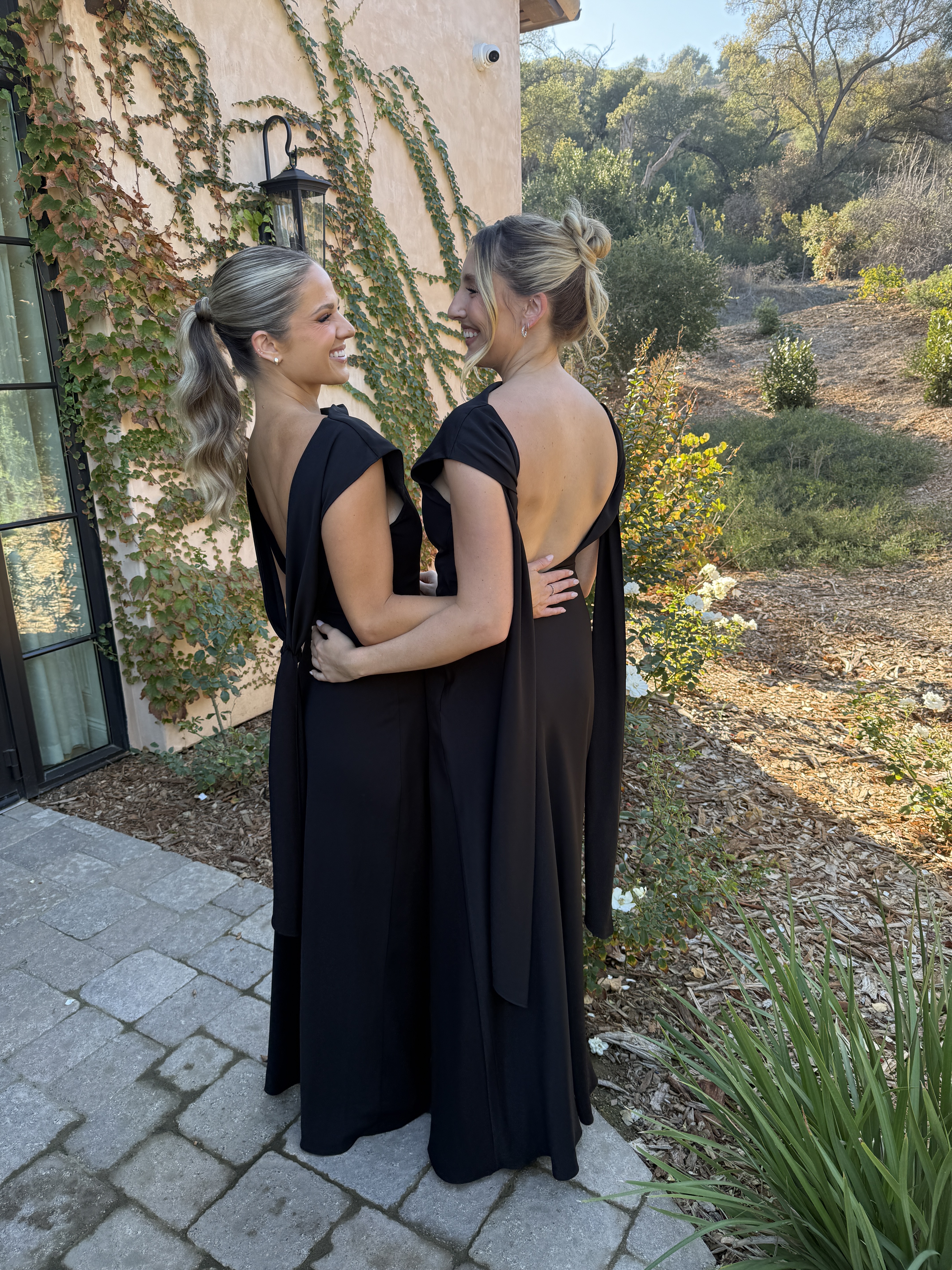 odd muse black bridesmaid dress Odd Muse The Ultimate Muse Drape Back Maxi Dress - Black main image 0