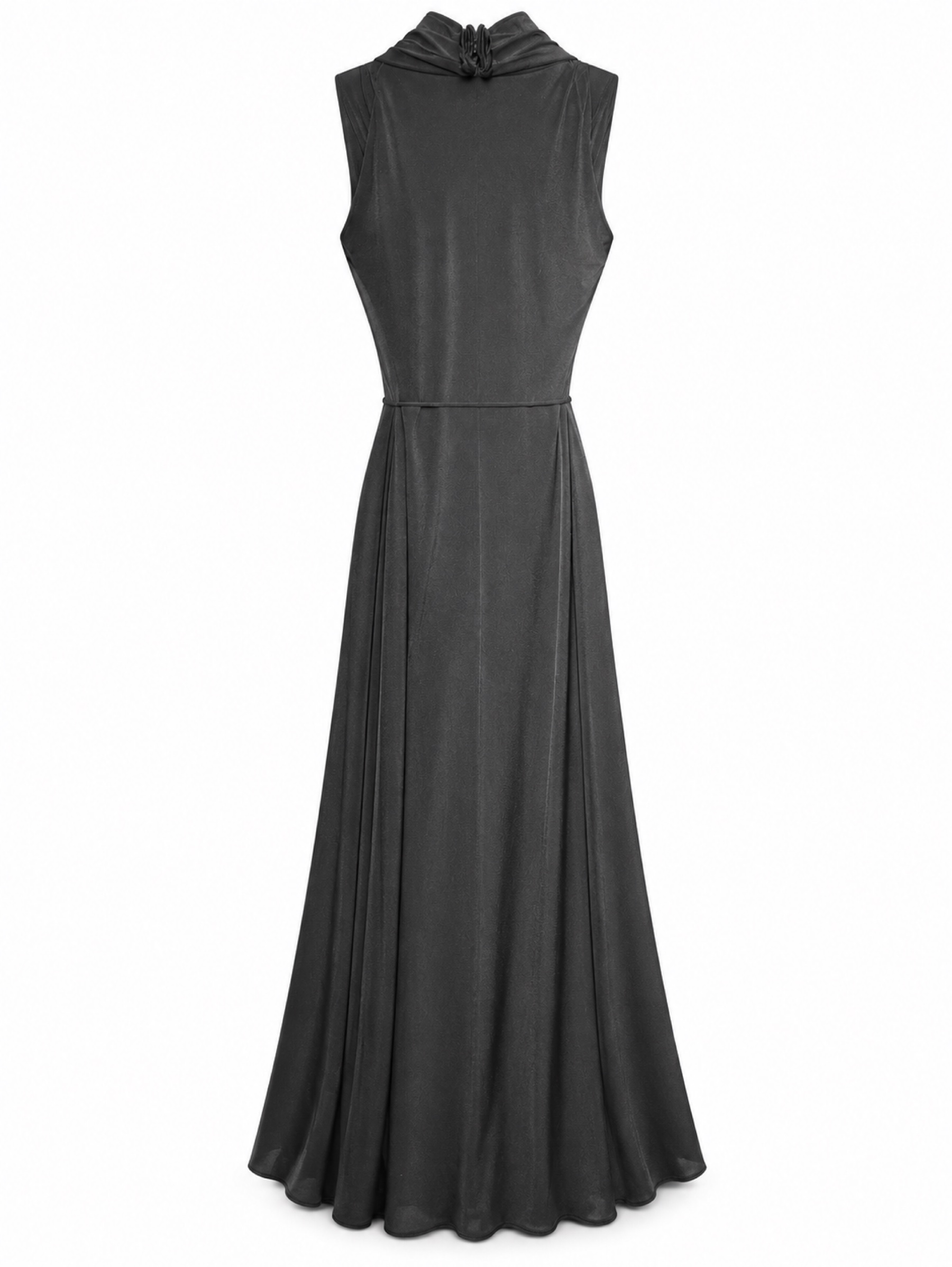 Arden B. Black Silk Maxi Dress by Arden B