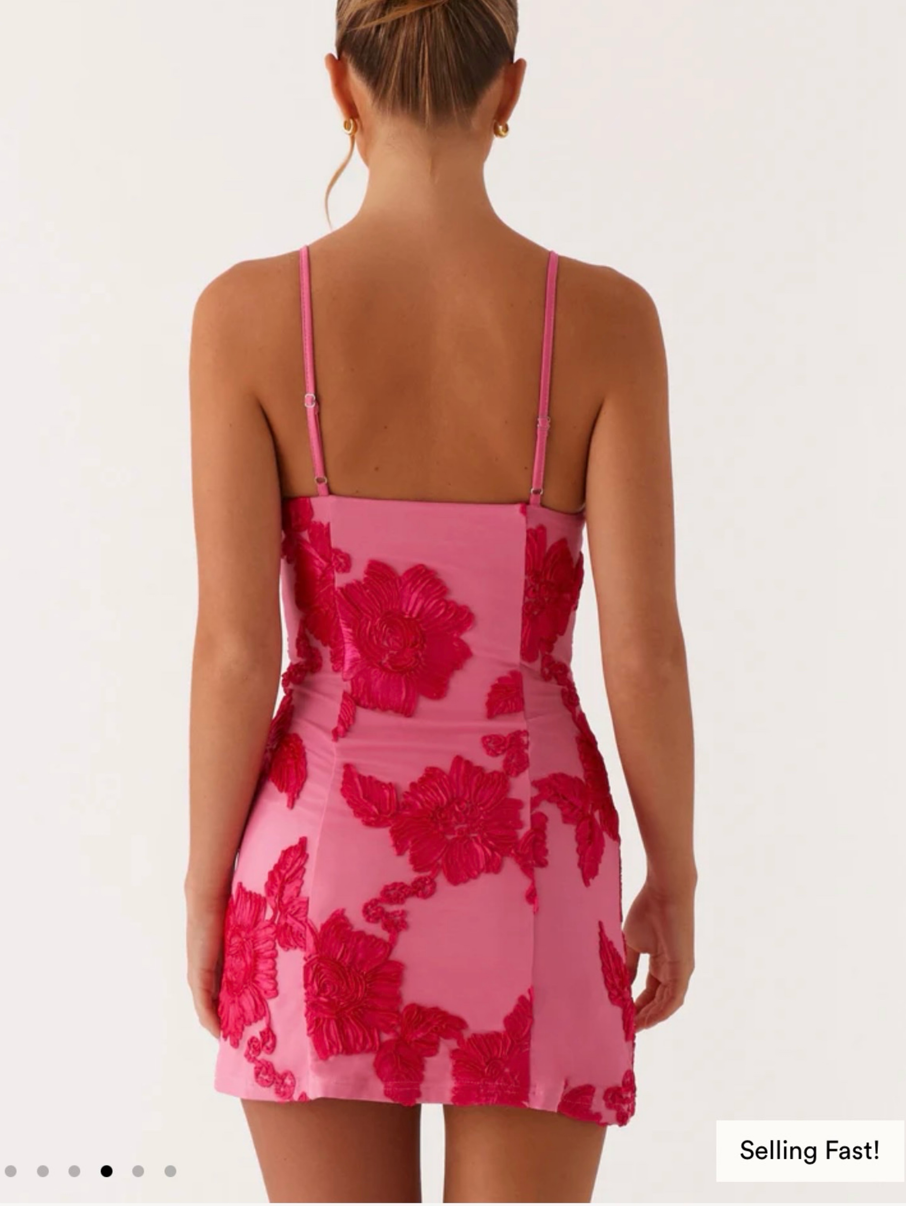 hot pink and light pink dress Hot Pink V Neckline Prom Dress With Stretch Fabric And Corset Back