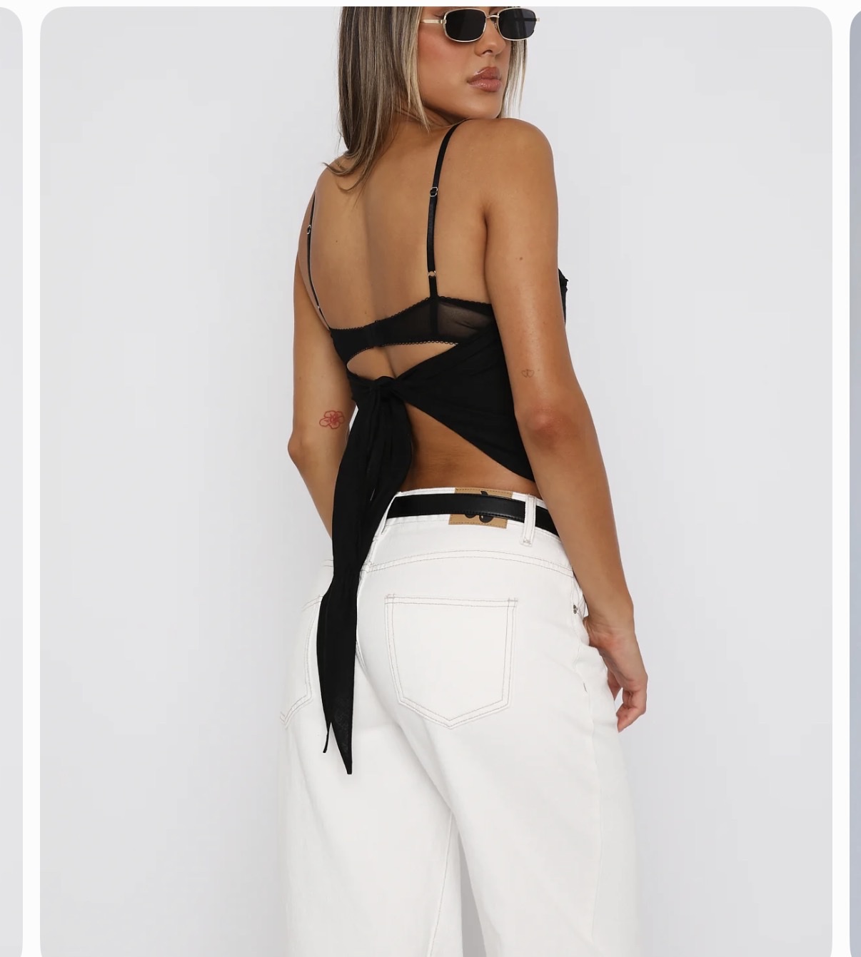 White fox black tell me all about it top by White fox boutique