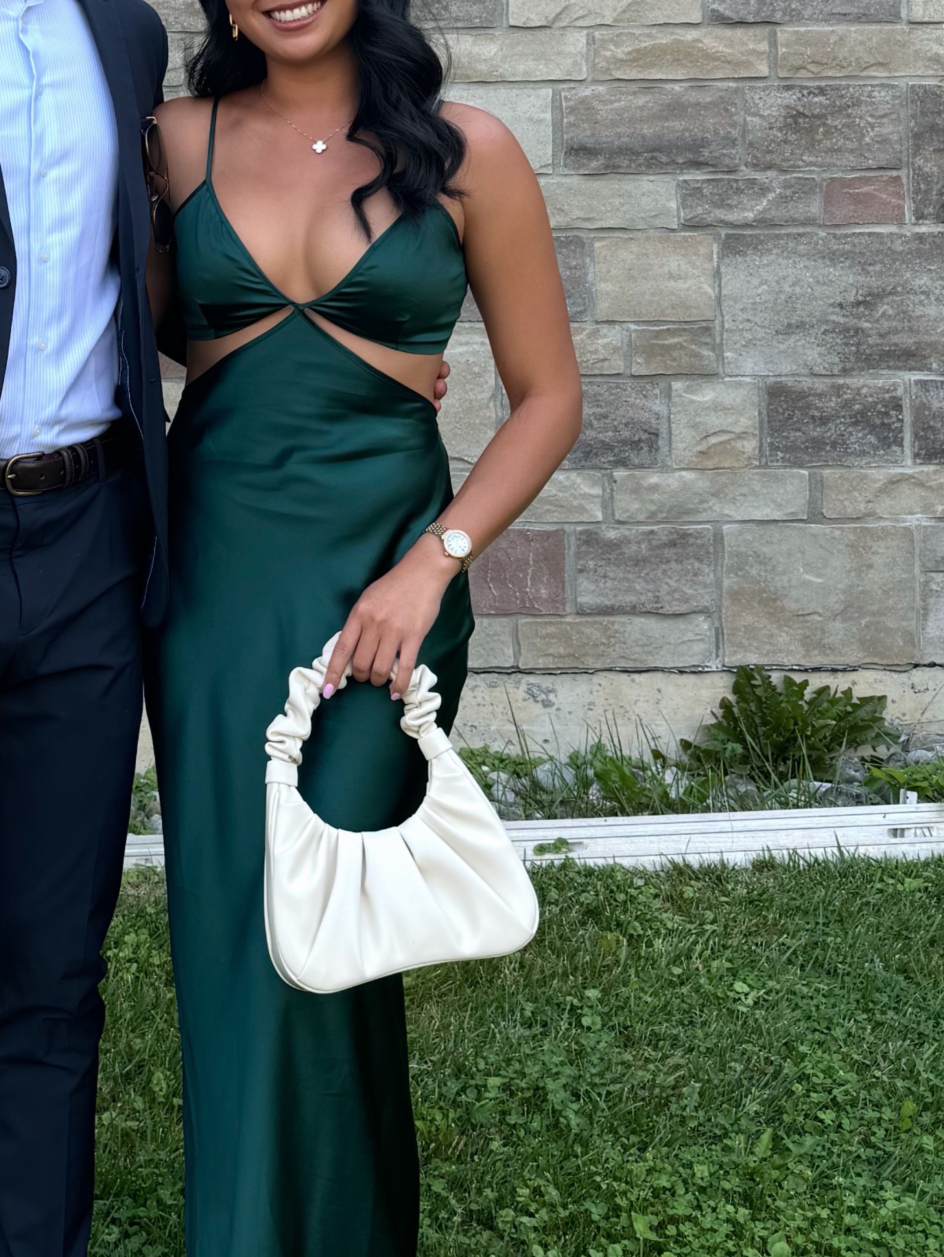 rhiannon satin dress Gown In Sage Cocktail Dress Sage line silhouette flatters and sizeadjust Size:4 YEAR