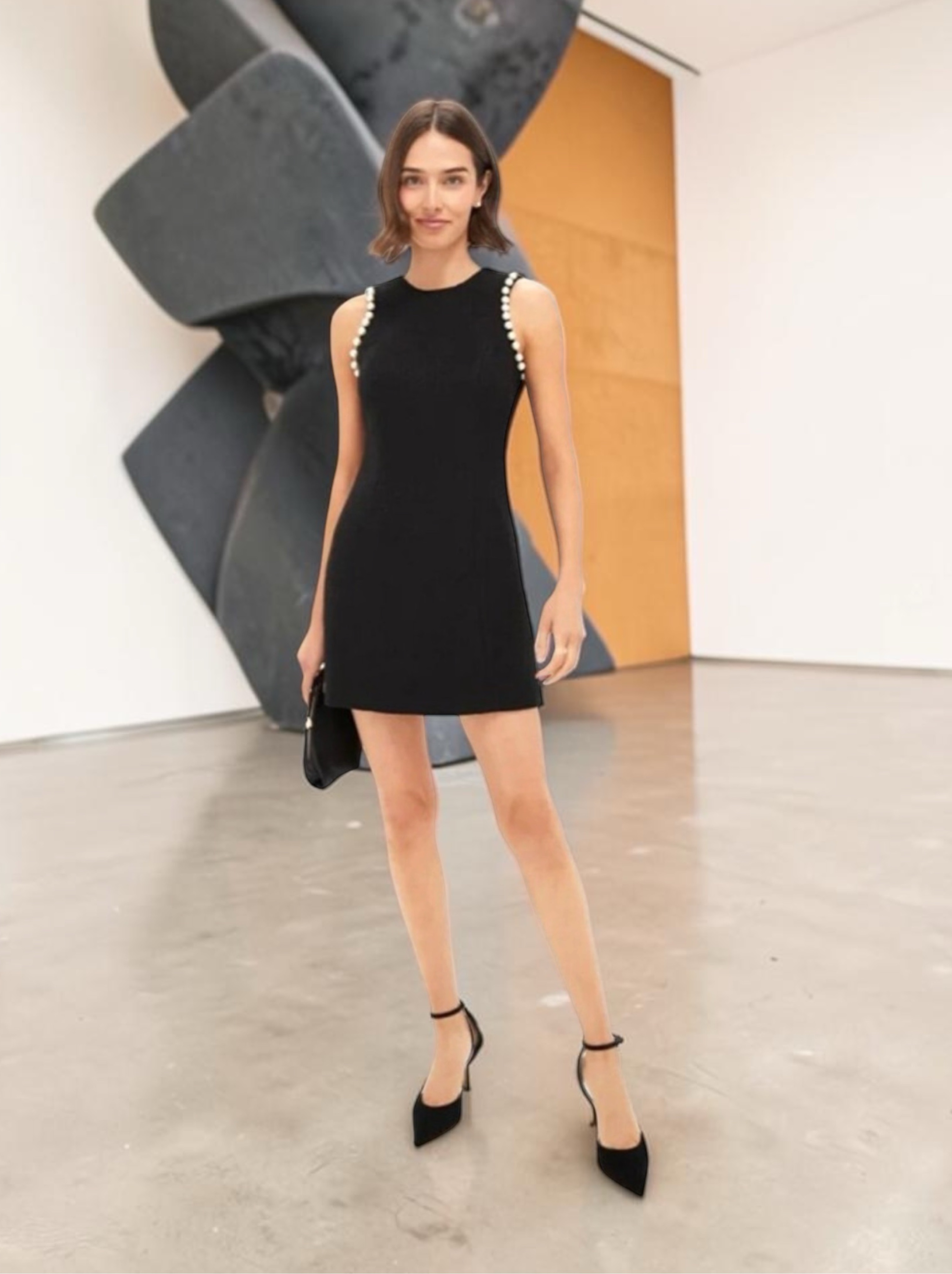 pearl trim mini dress Myla Pearl Trim Mini Dress Tadashi Shoji Official Online Boutique