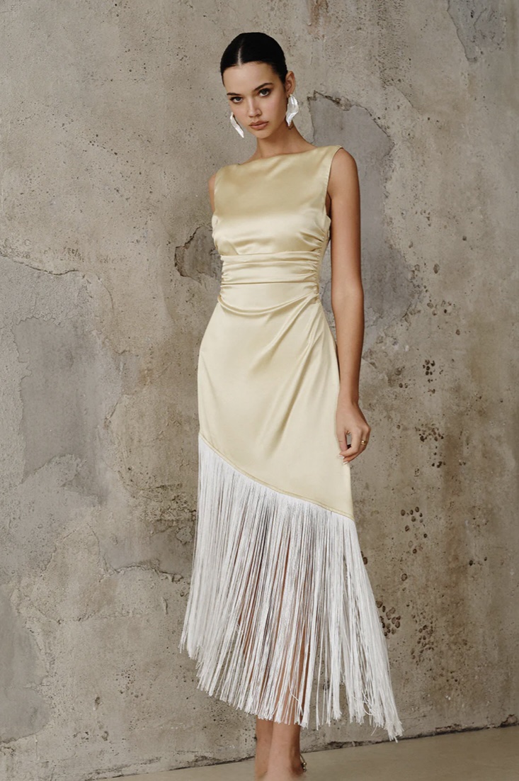 midi length mother of the bride dress Eva Fashion 5285 Short Pleated Lace Mother of the Bride Midi Dress