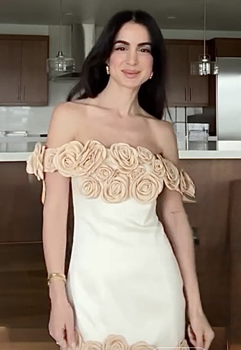 atoir mini dress Atoir The Tiffany Dress in Pink & Gold
