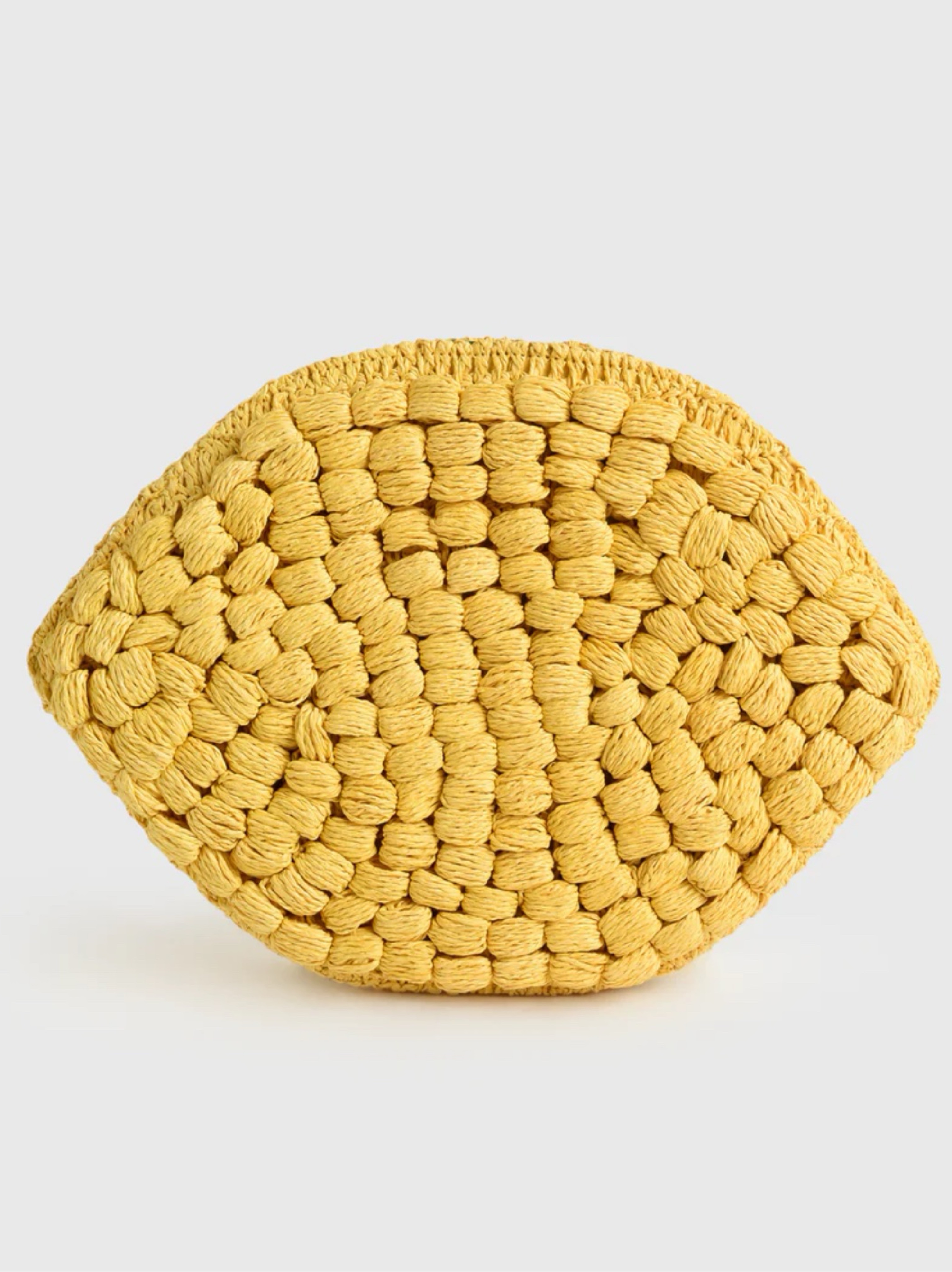 Simon miller Lemon raffia Clutch