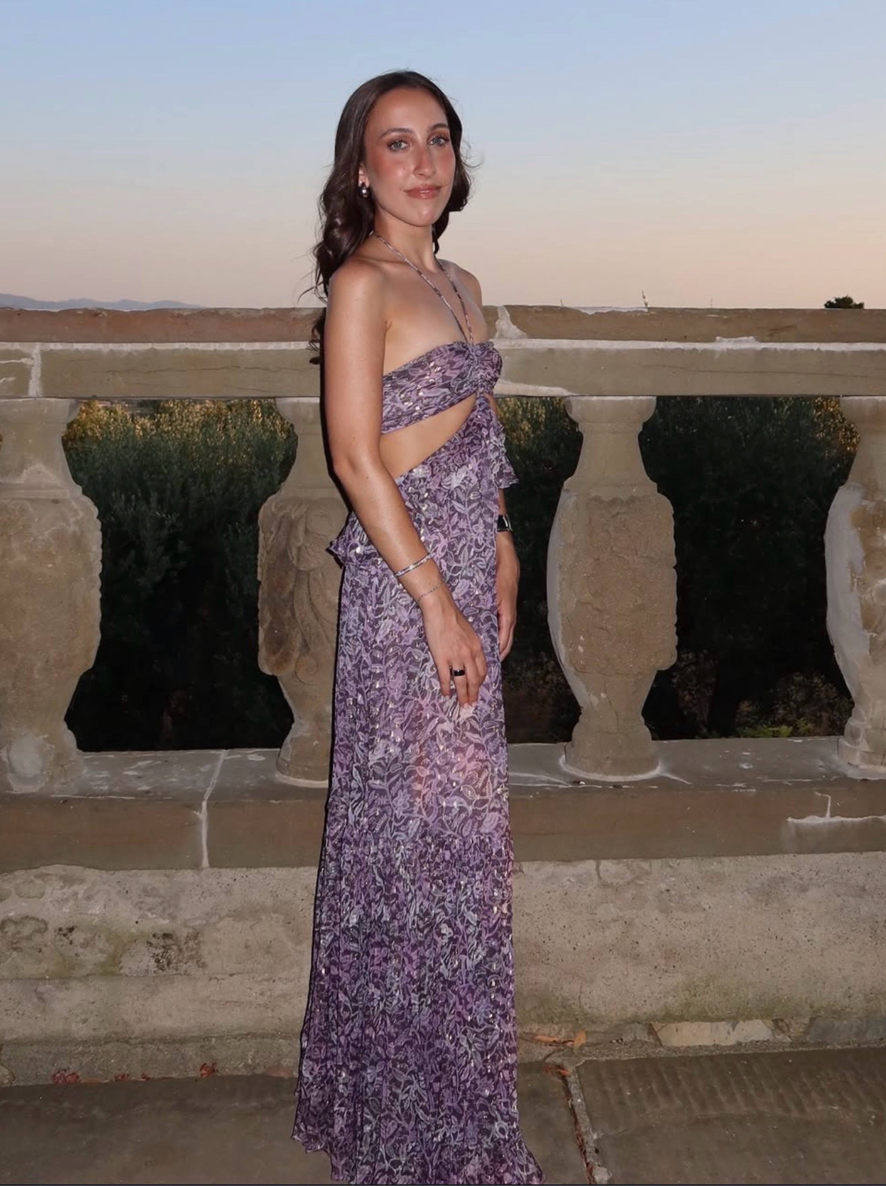 Rococo Sand Flowy Maxi Dress