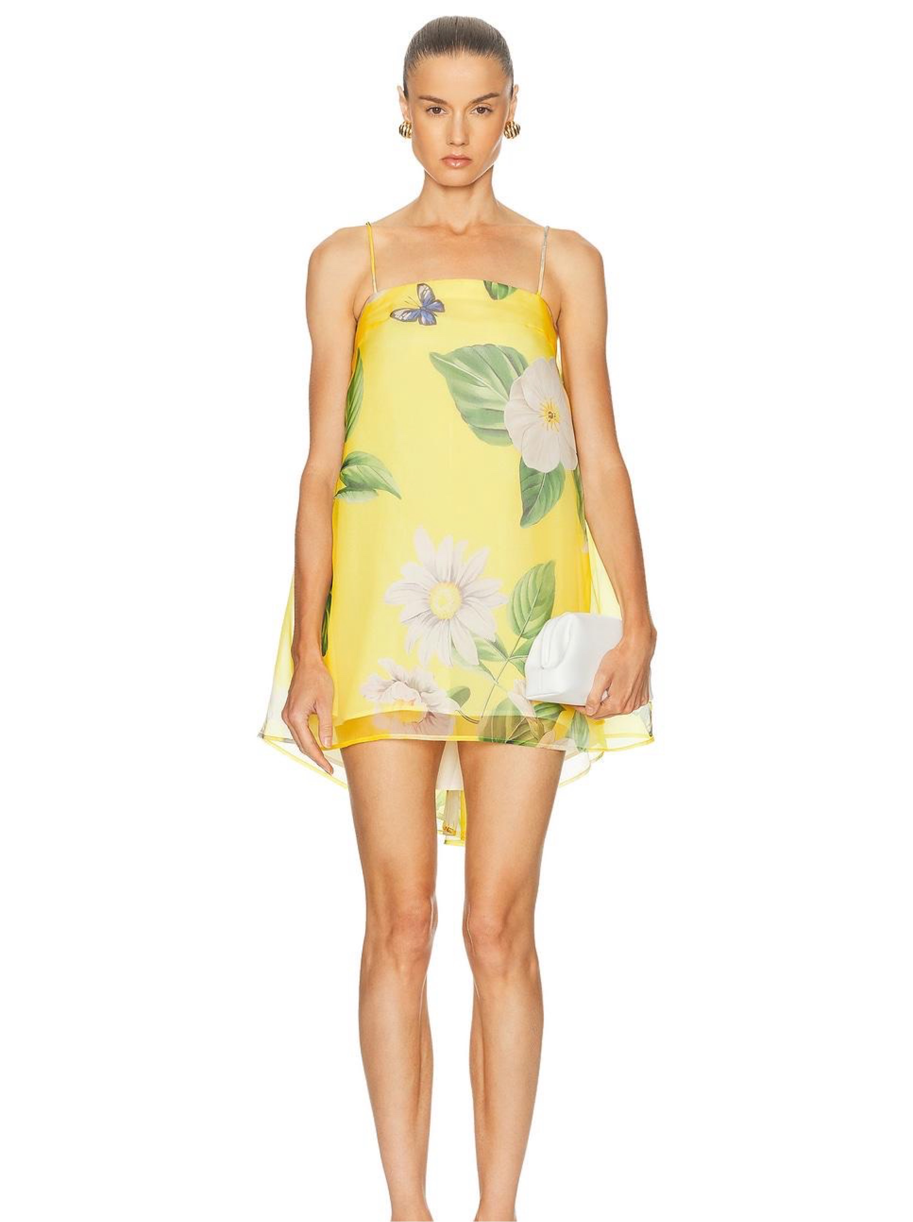 Leo Lin Mini Dress in Sunshine Yellow