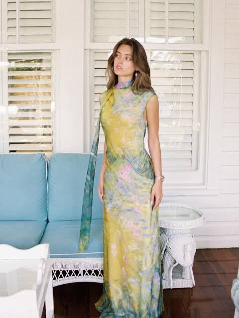 yellow label dresses The Riza Dress L Our beautiful Yvonne Dress has a decorative embroidered eyelet pattern placed throughout the silhouette Glamorweb on LTK