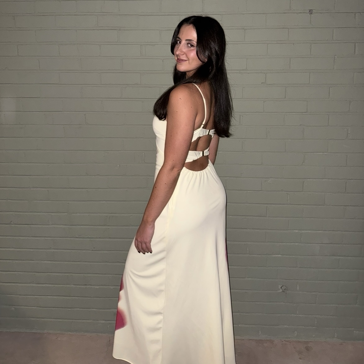 julia slip cutout maxi dress Abercrombie and Fitch + Julia Slip Cutout Maxi Dress