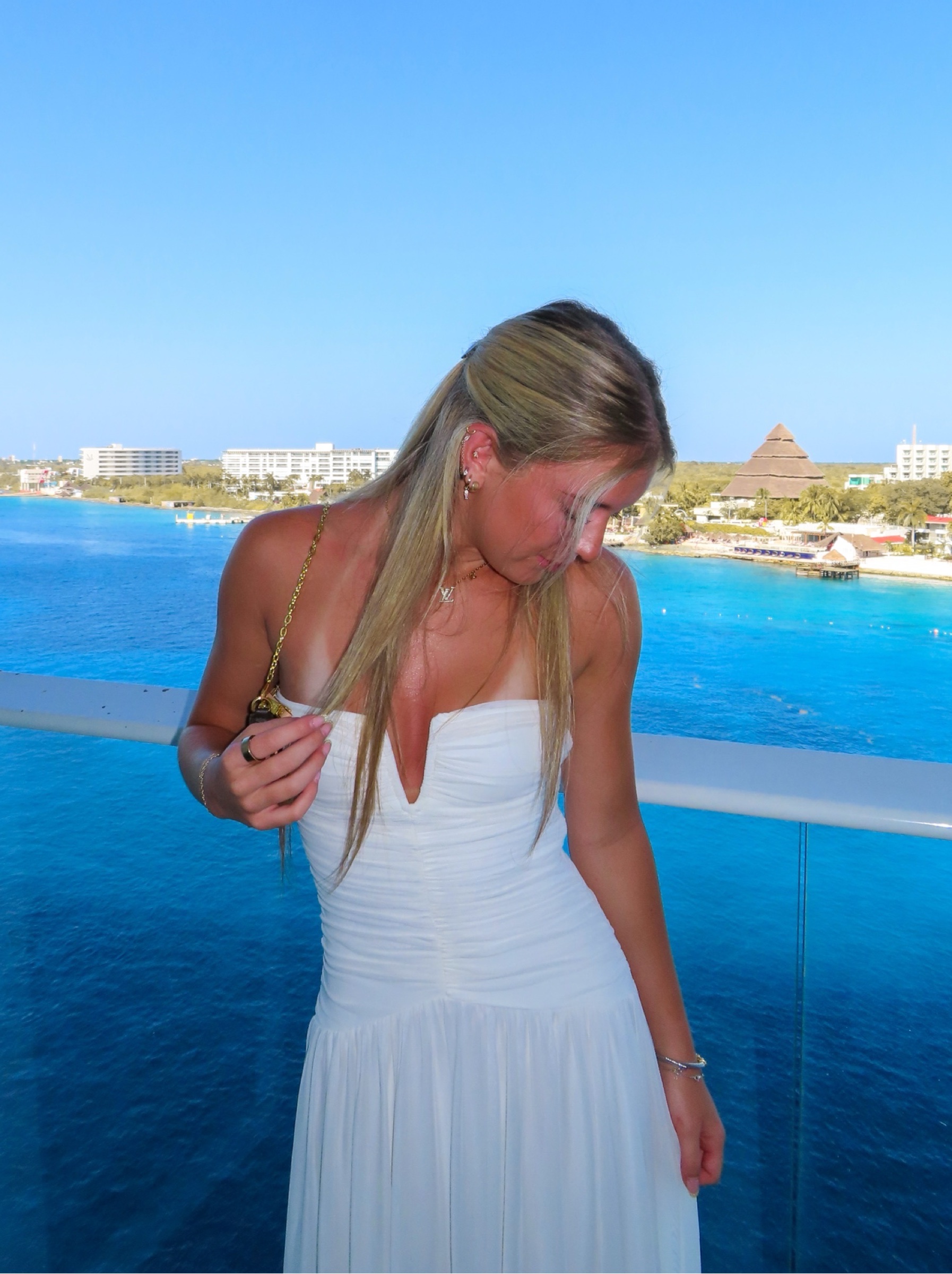 Nordstrom ivory strapless maxi dress by Nordstrom