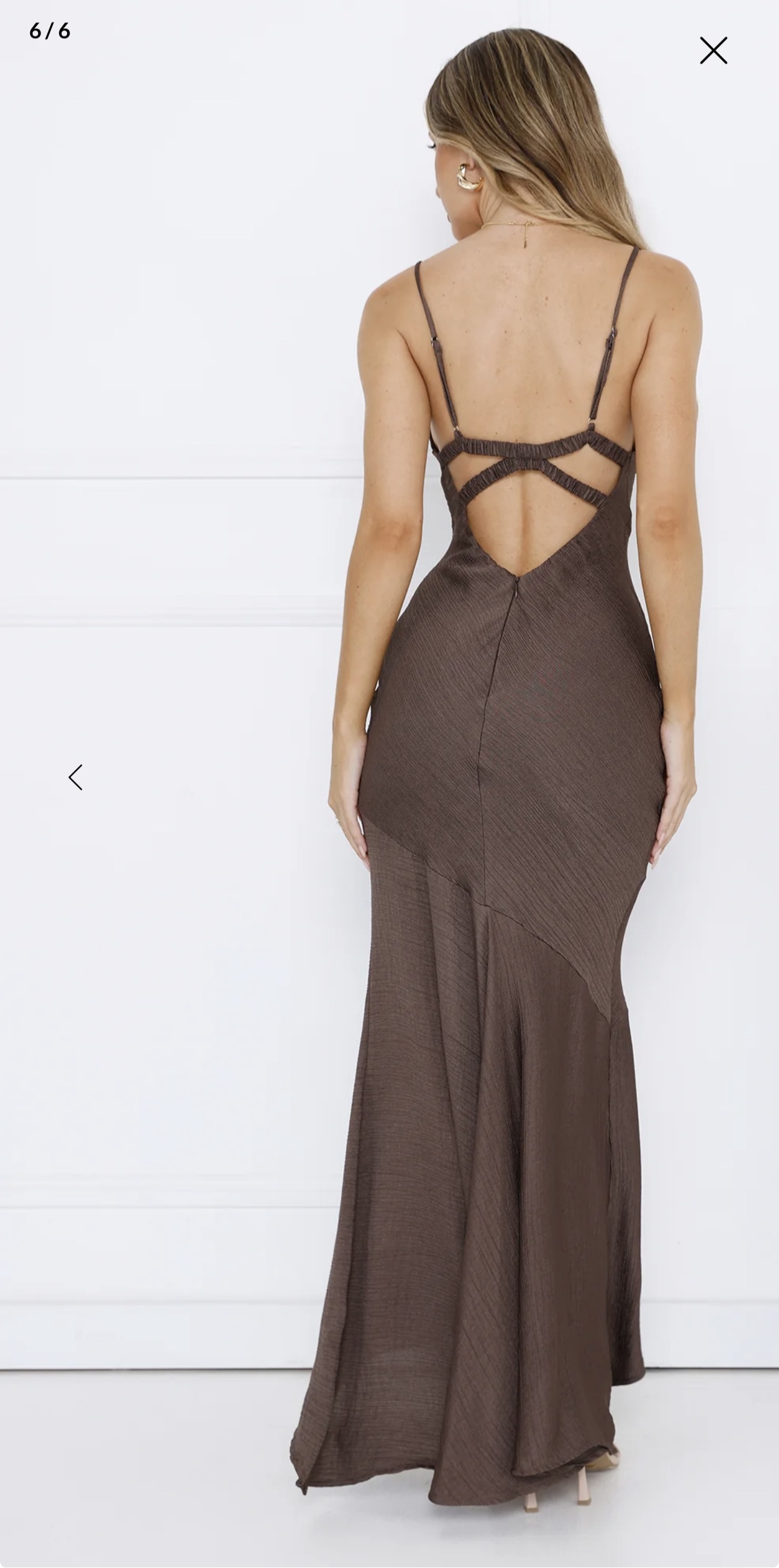 Hello Molly Live Action Maxi Dress in Brown by Hello Molly - Pickle Hello Molly Live Action Maxi Dress in Brown by Hello Molly - Pickle