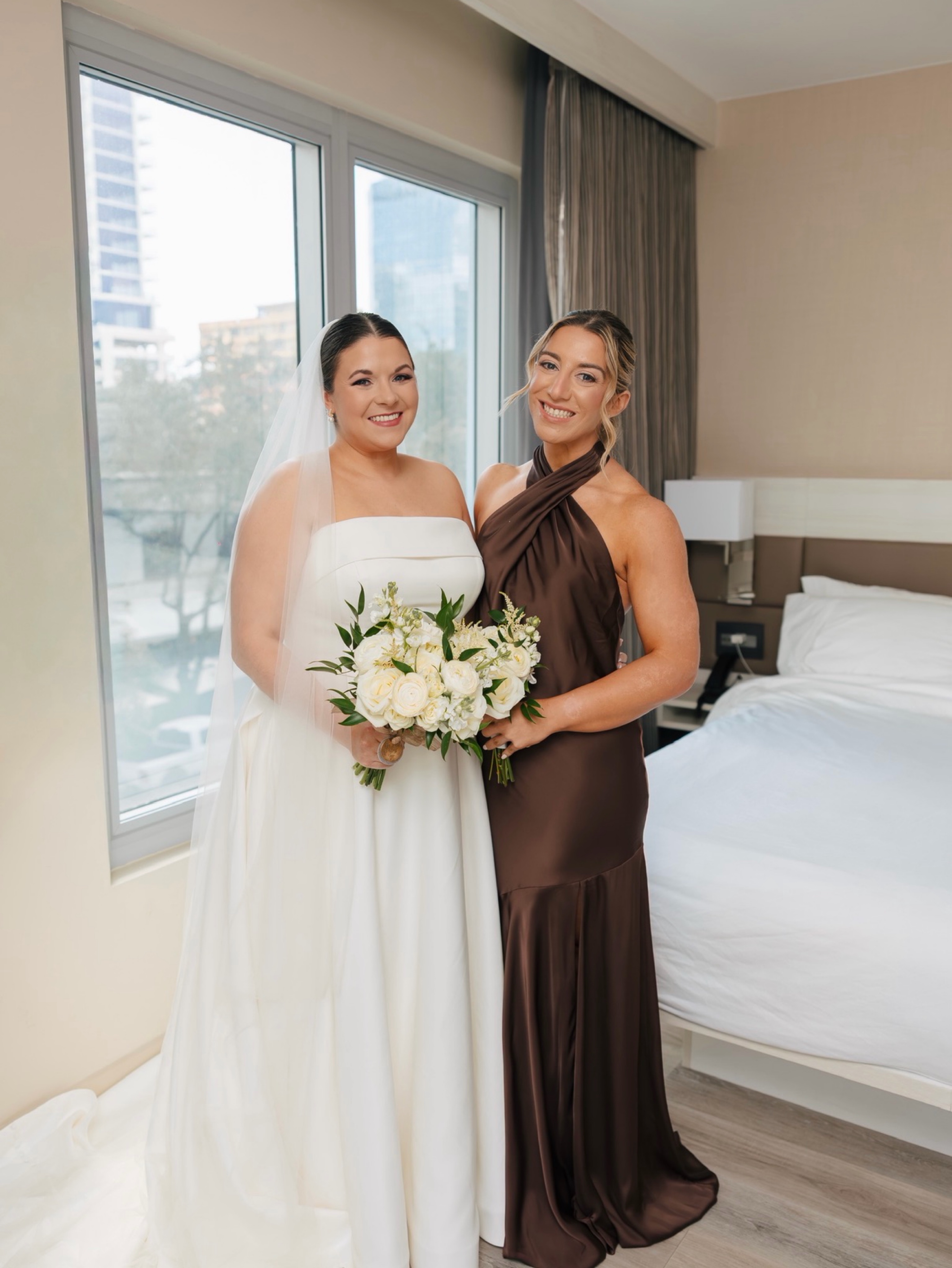 birdy grey stephanie dress Spice Bridesmaid Dress Matte Satin Size Large